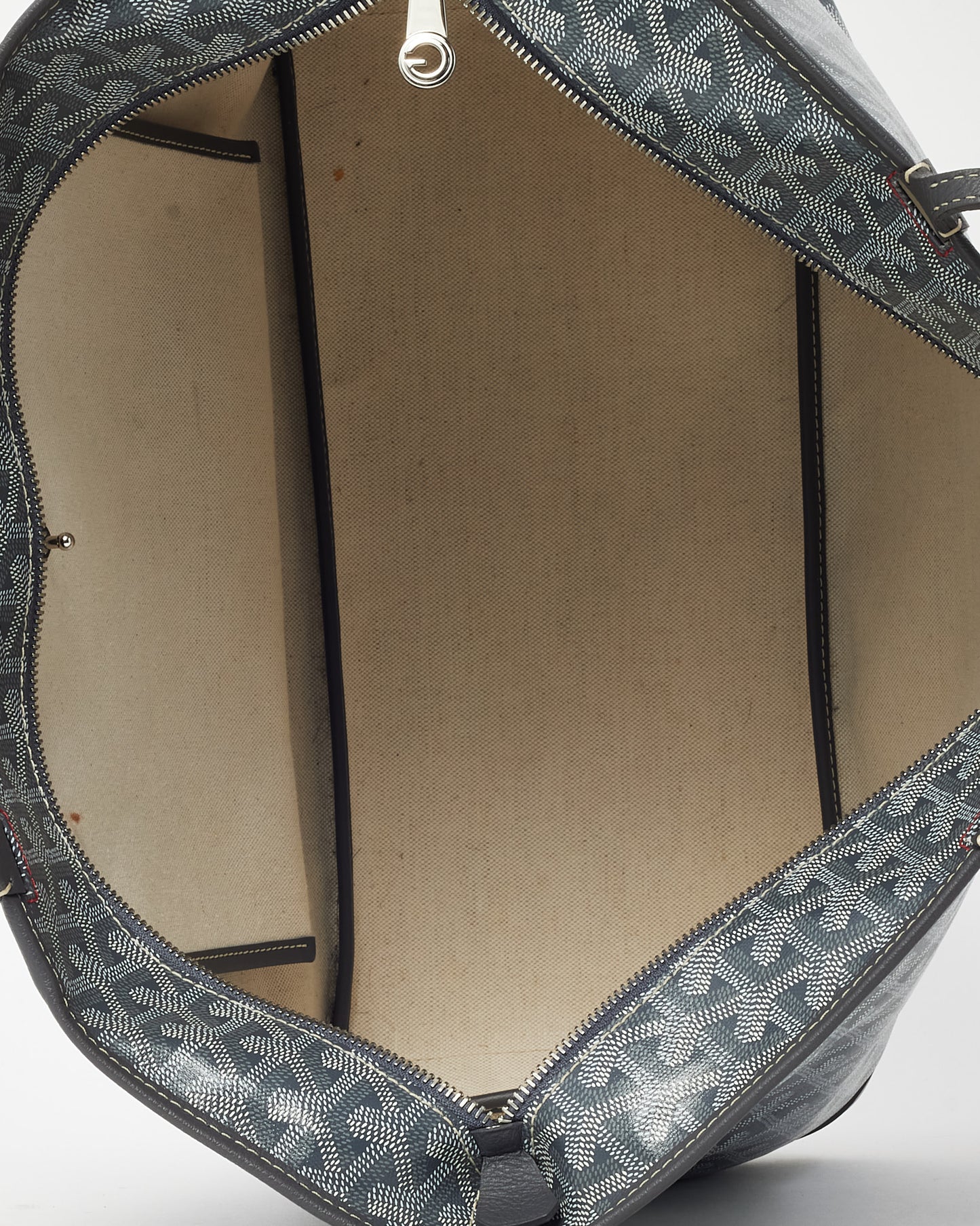 Goyard Grey Goyardine Coated Canvas Artois PM Tote Bag