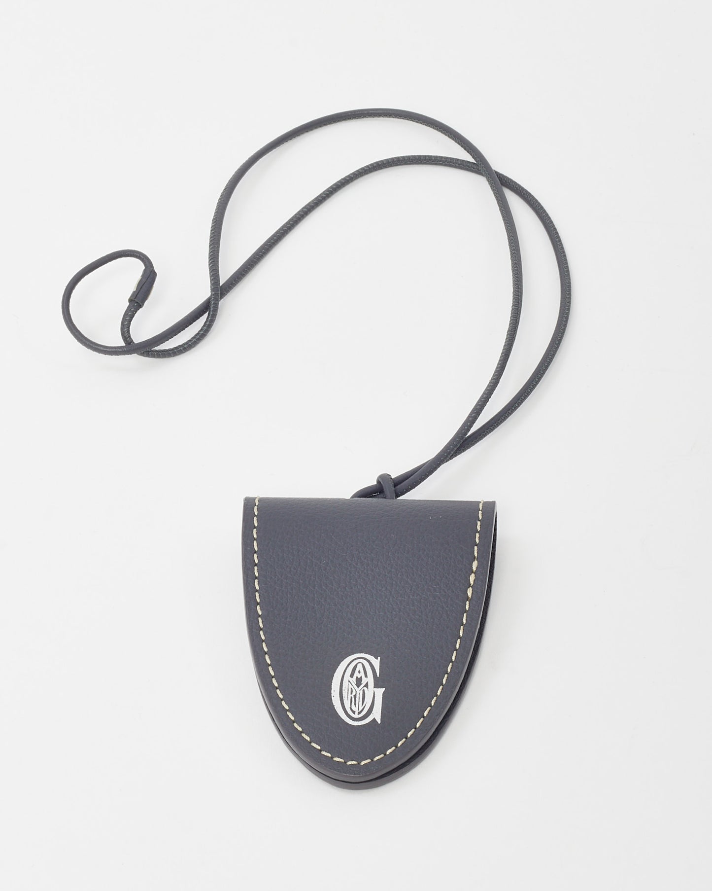 Goyard Grey Leather Croc Universel Bag Clip