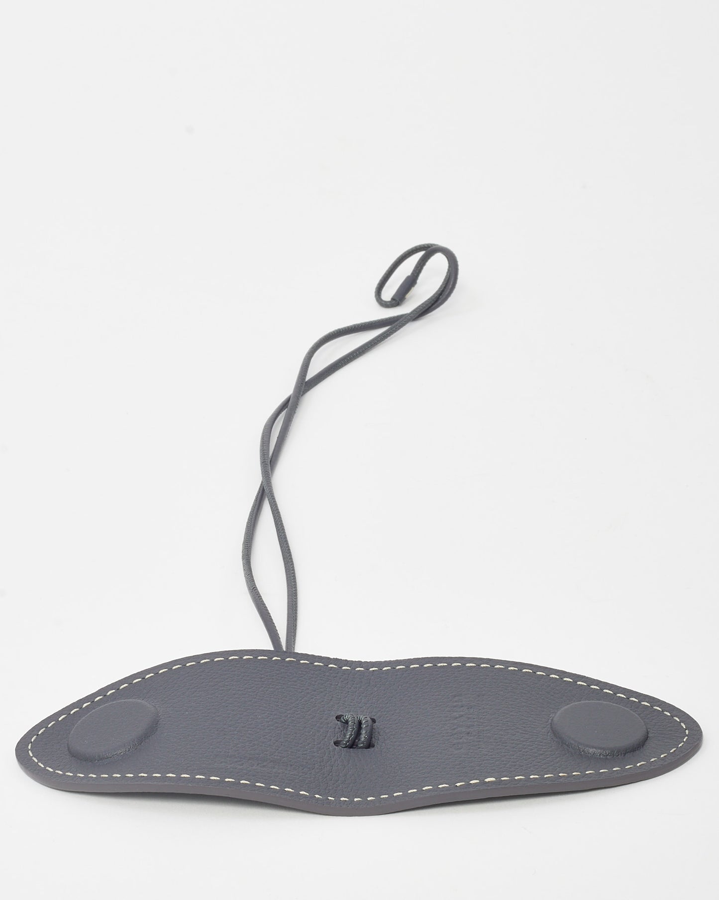 Goyard Grey Leather Croc Universel Bag Clip