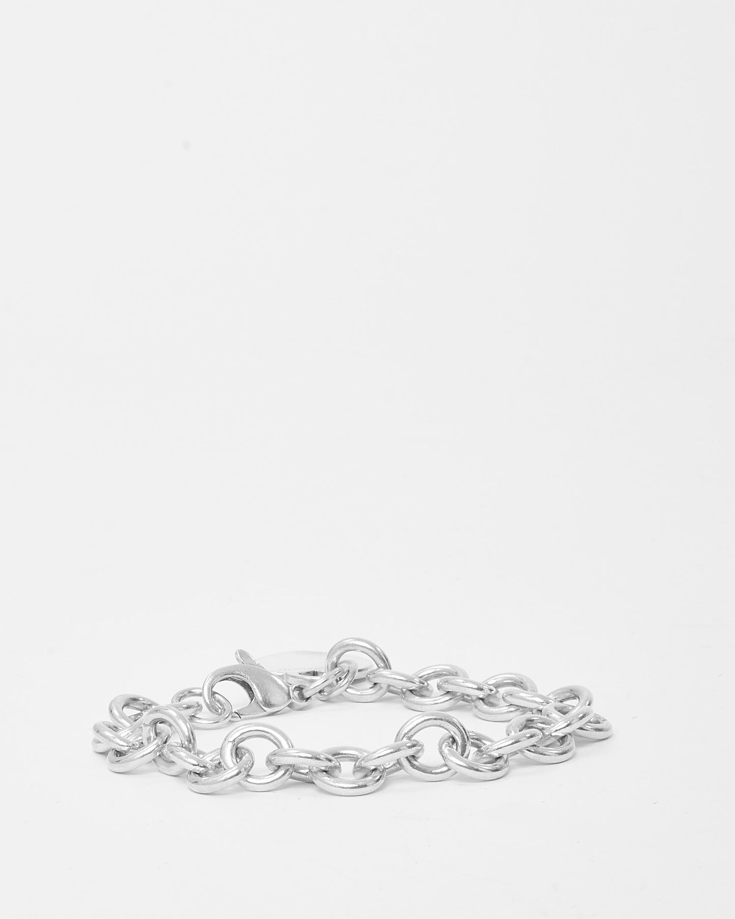 Tiffany & Co. Sterling Silver Heart Tag Charm Bracelet