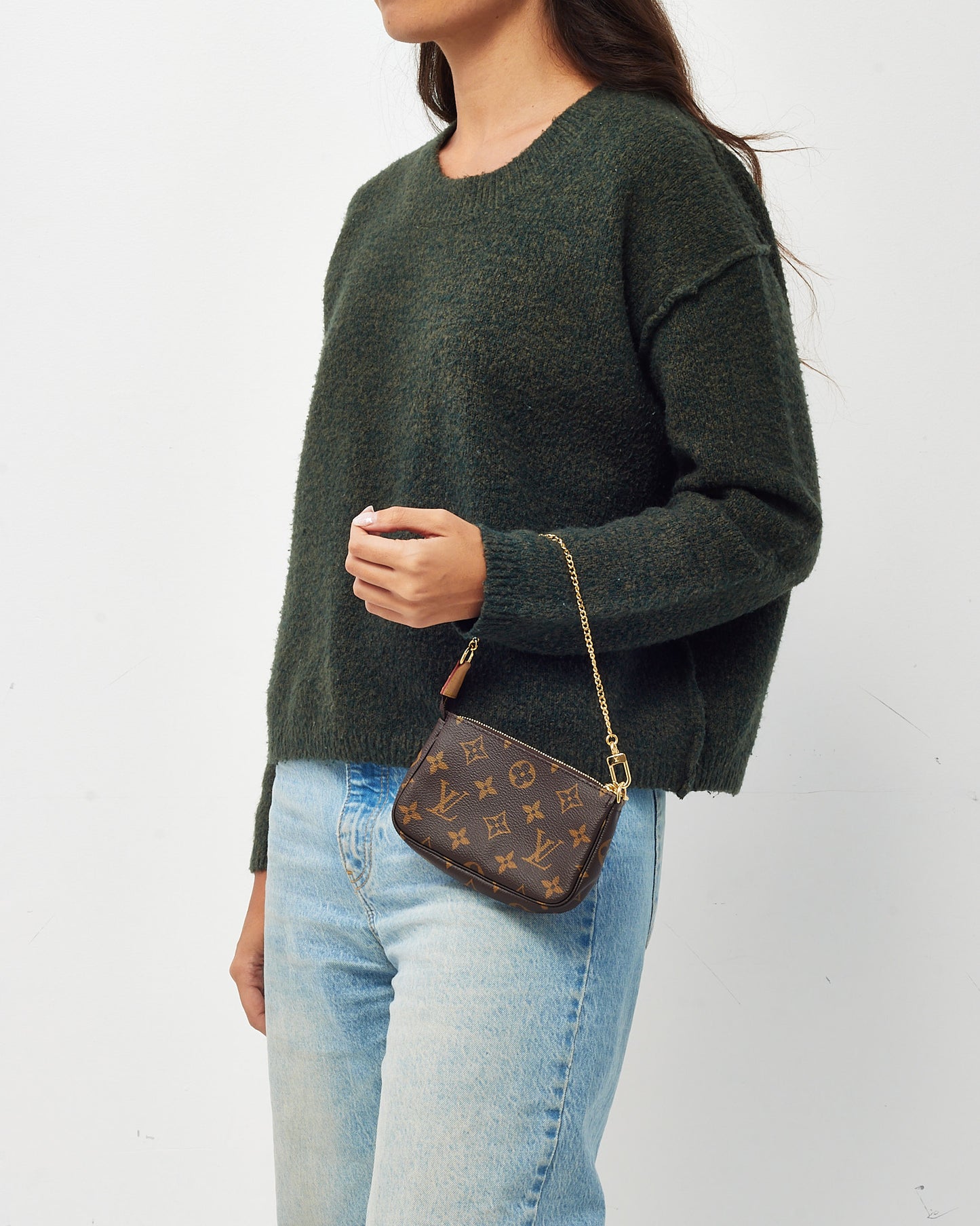 Louis Vuitton Monogram Coated Canvas Mini Pochette Accessoires