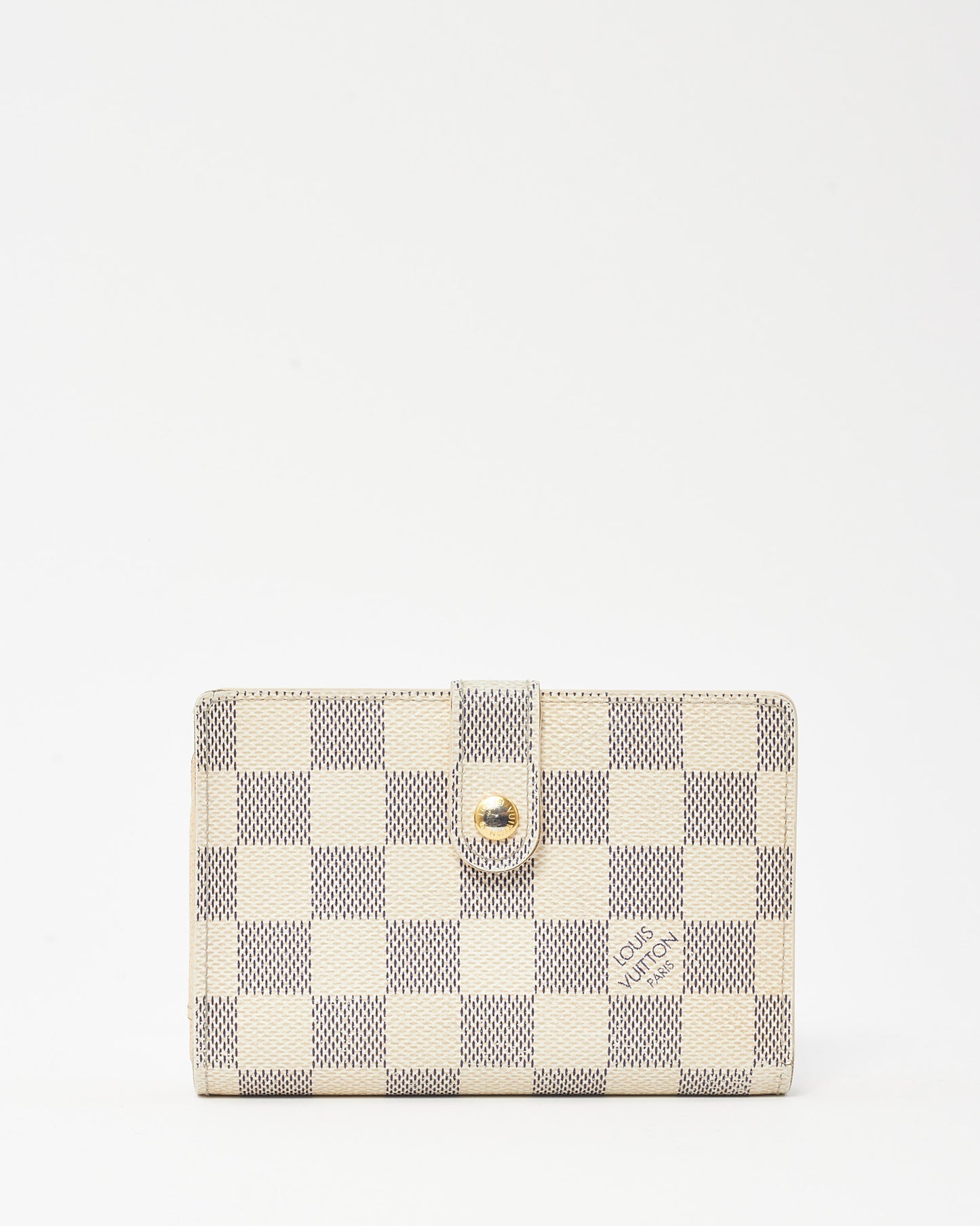 Louis Vuitton Damier Azur Coated Canvas Portefeuille Viennois Compact Wallet