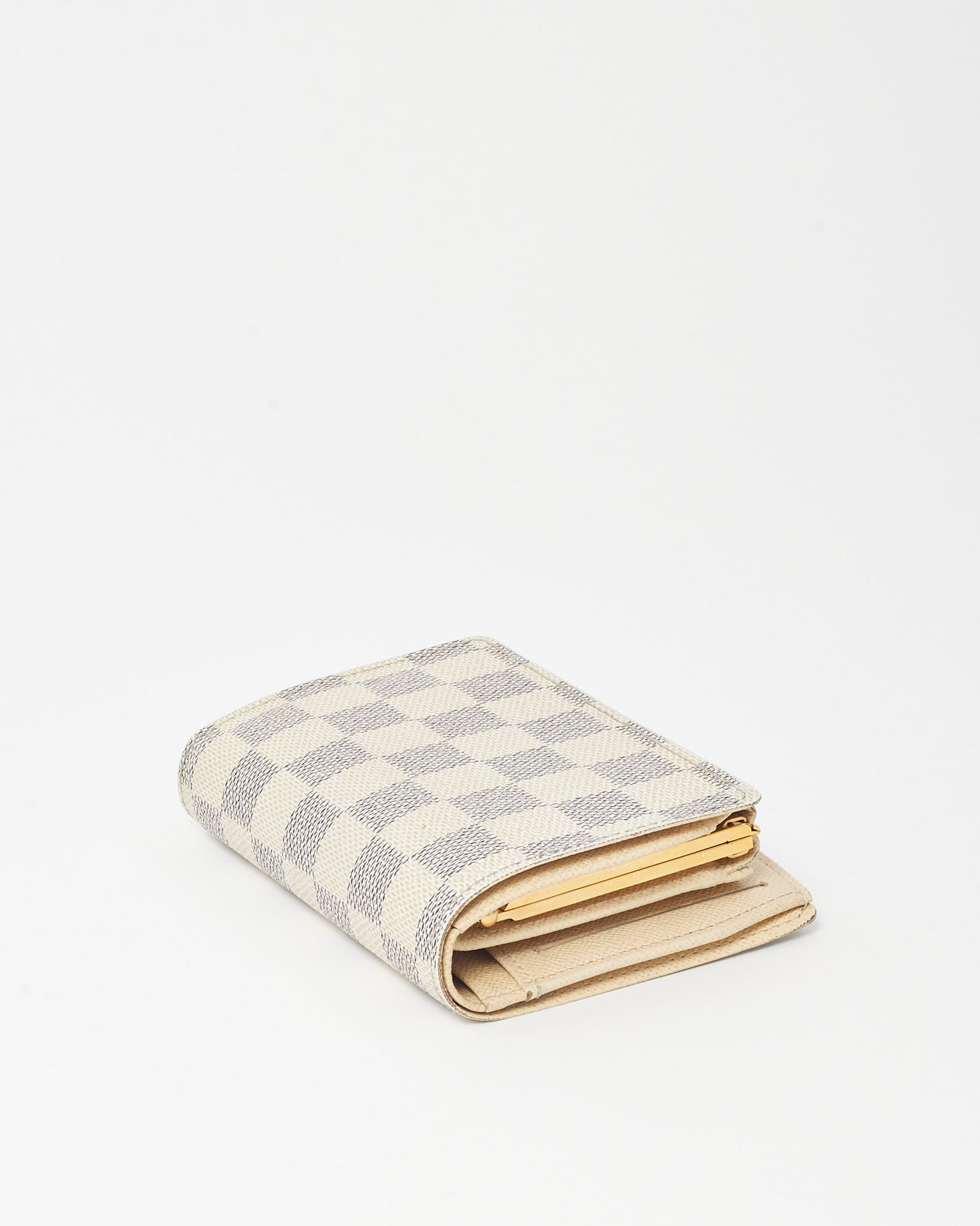 Louis Vuitton Damier Azur Coated Canvas Portefeuille Viennois Compact Wallet