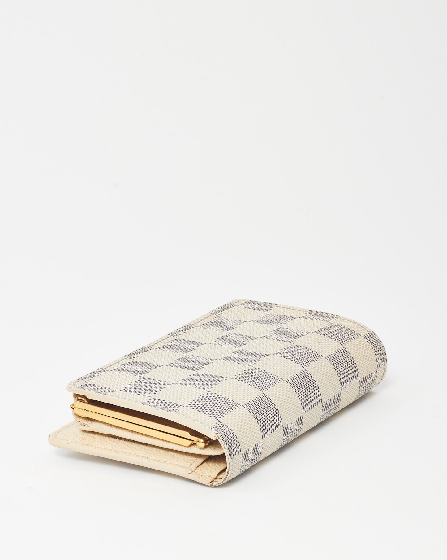 Louis Vuitton Damier Azur Coated Canvas Portefeuille Viennois Compact Wallet