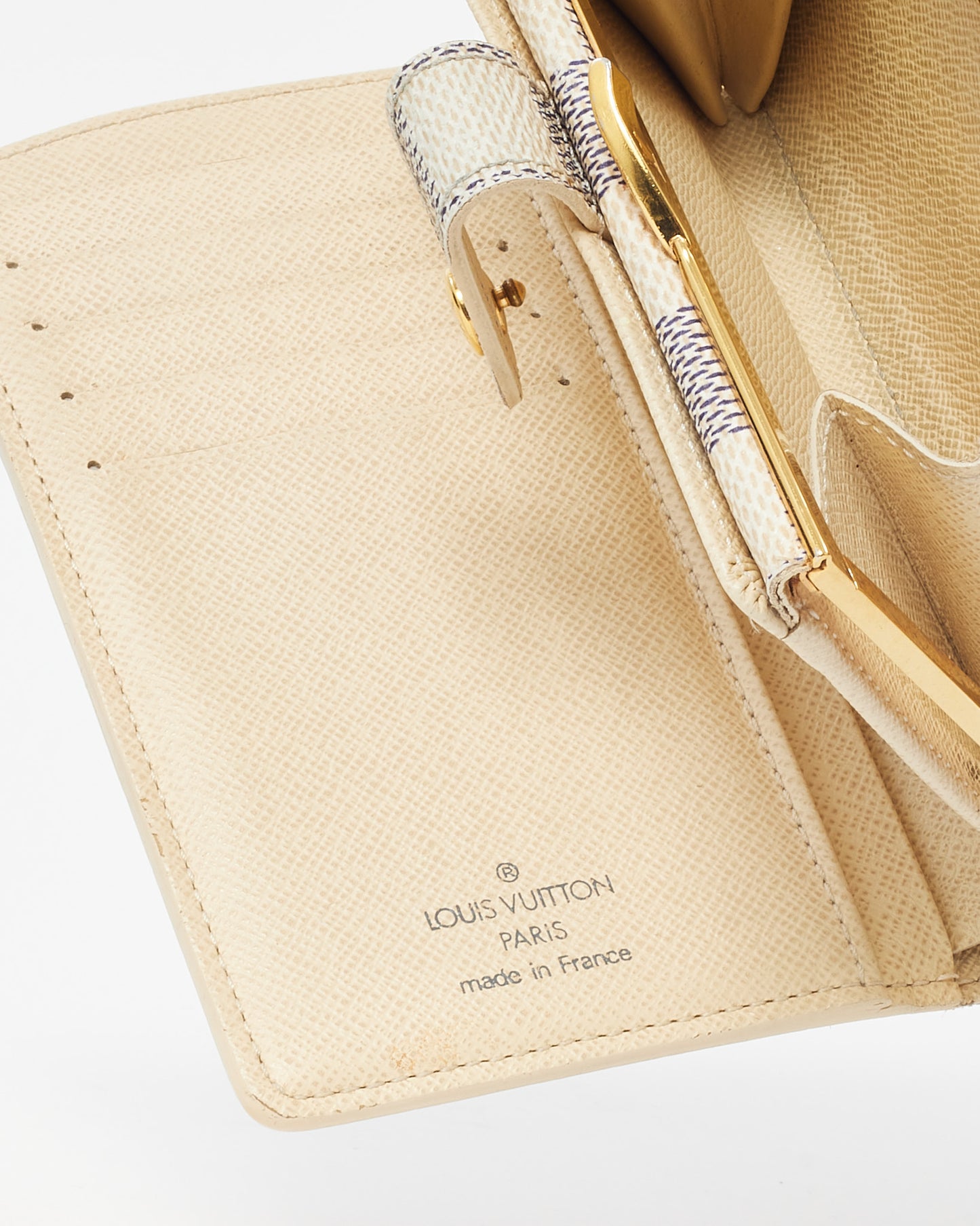 Louis Vuitton Damier Azur Coated Canvas Portefeuille Viennois Compact Wallet