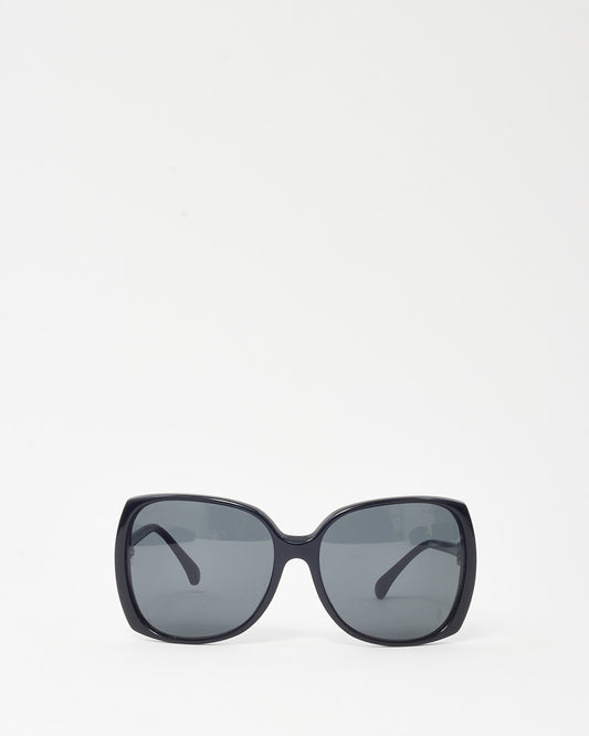 Chanel Black CC Logo 5216/A Square Oversize Sunglasses