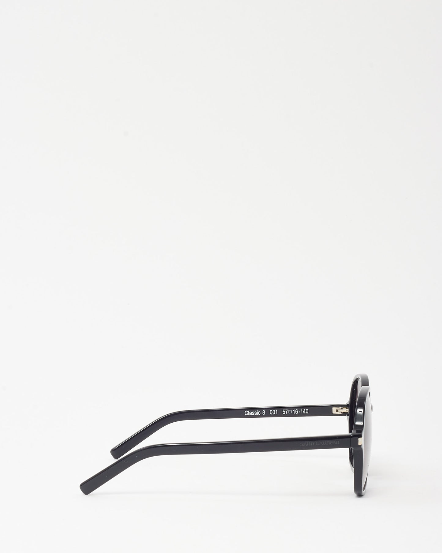 Saint Laurent Black Classic 8 Soft Square Sunglasses