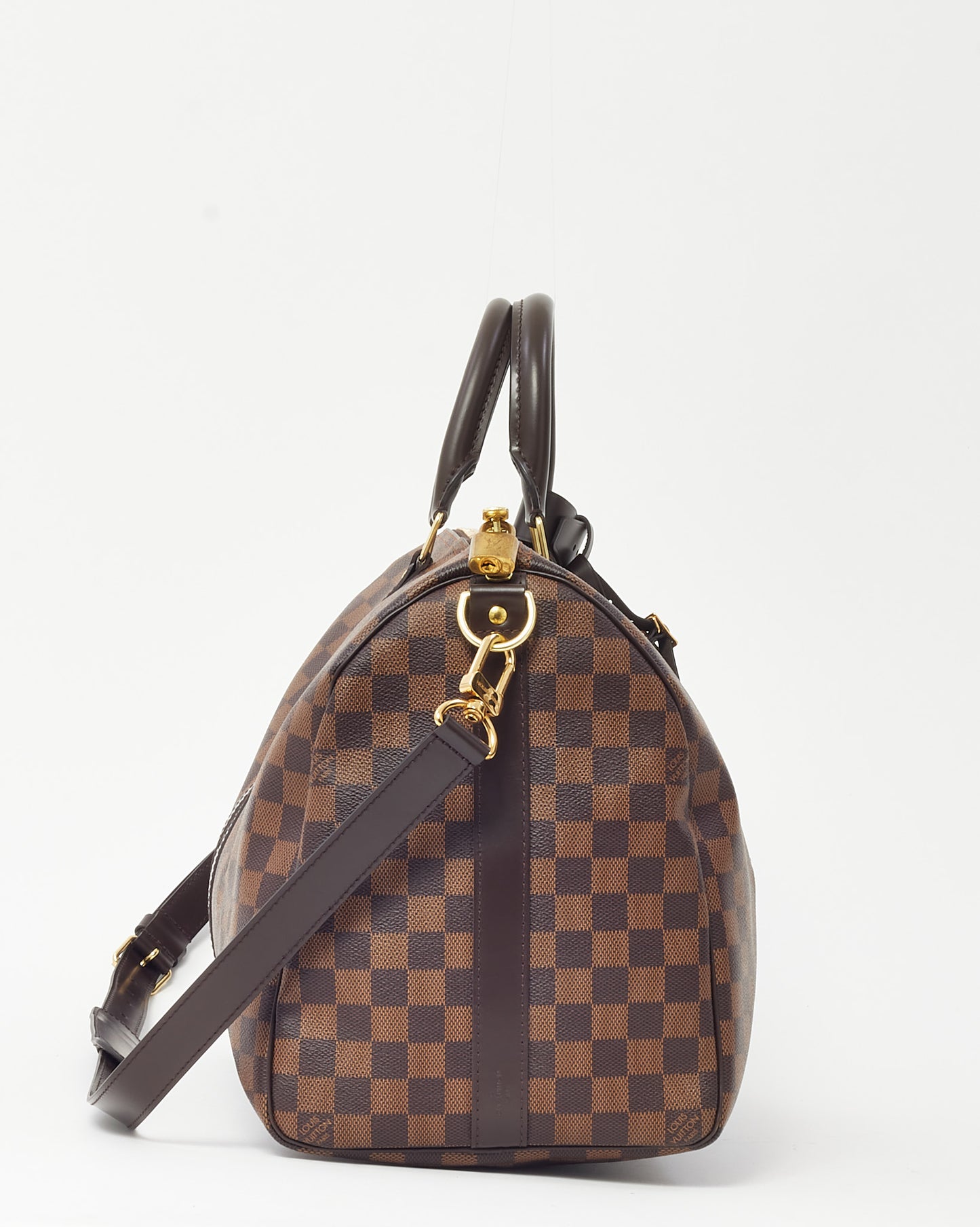 Louis Vuitton Damier Ebene Coated Canvas Keepall Bandoulière 45