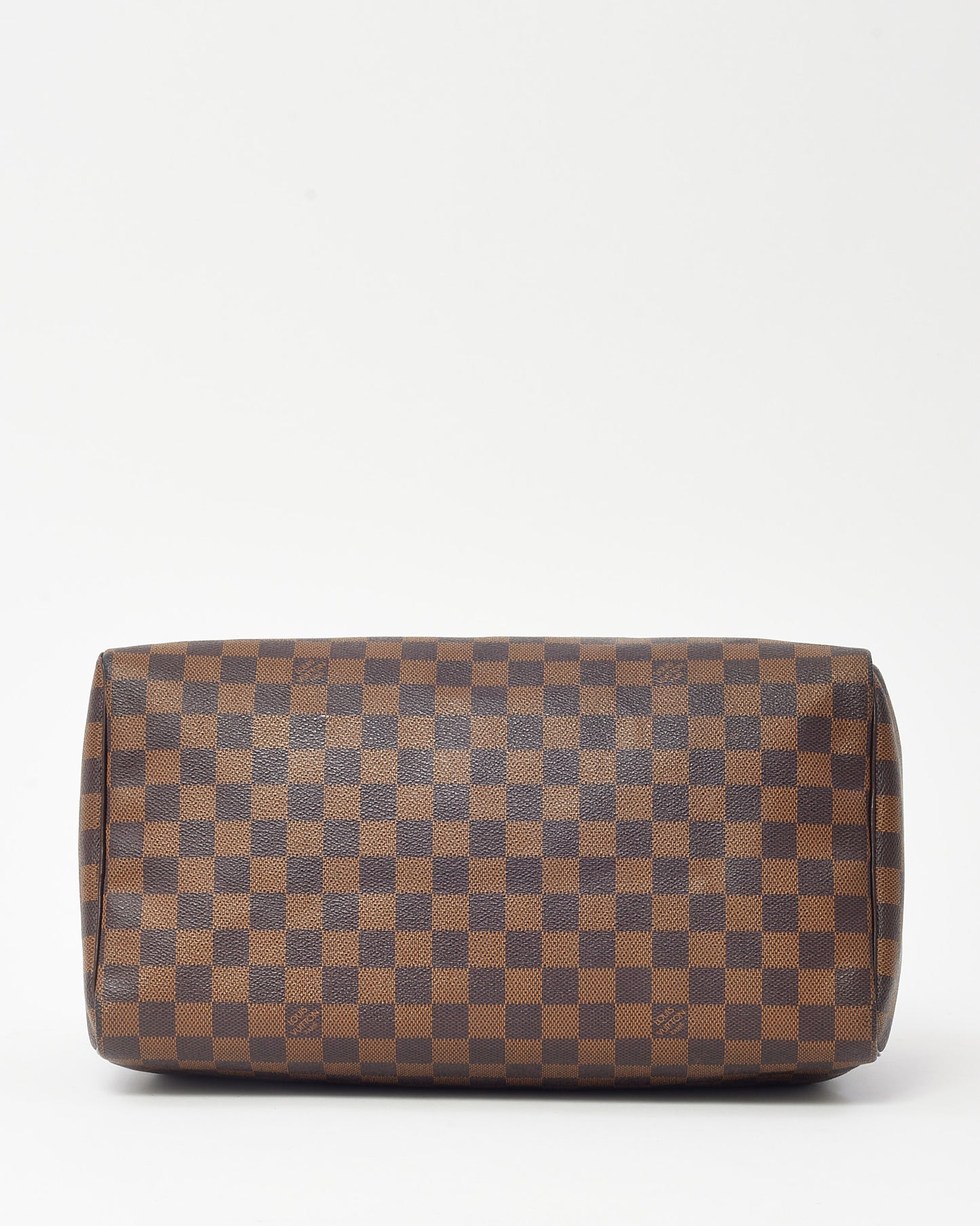 Louis Vuitton Damier Ebene Coated Canvas Speedy 35 Bag