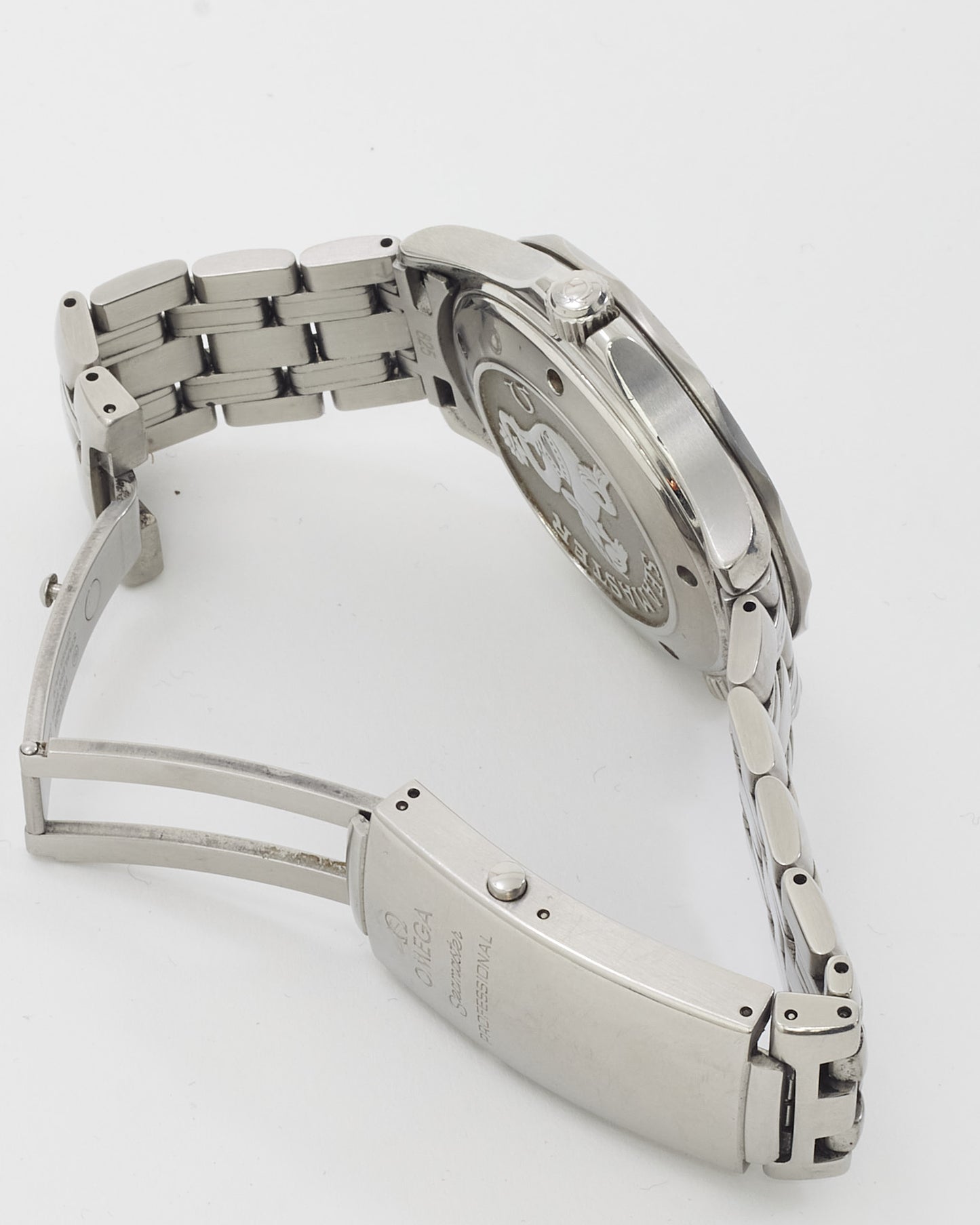 Omega Stainless Steel Black Face Seamaster 300m 41mm Watch