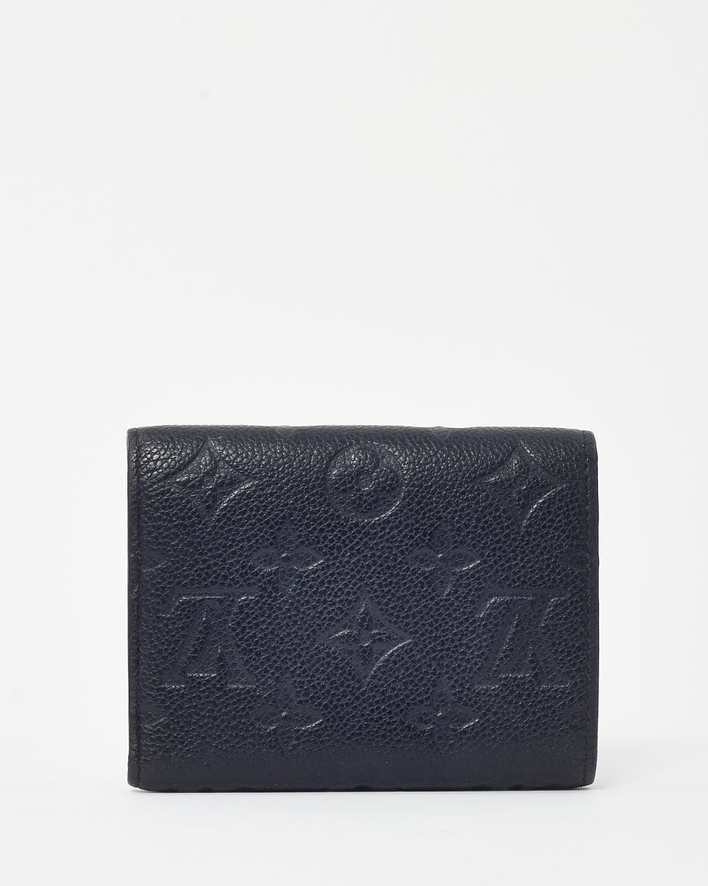 Louis Vuitton Black Monogram Empreinte Leather Victorine Wallet