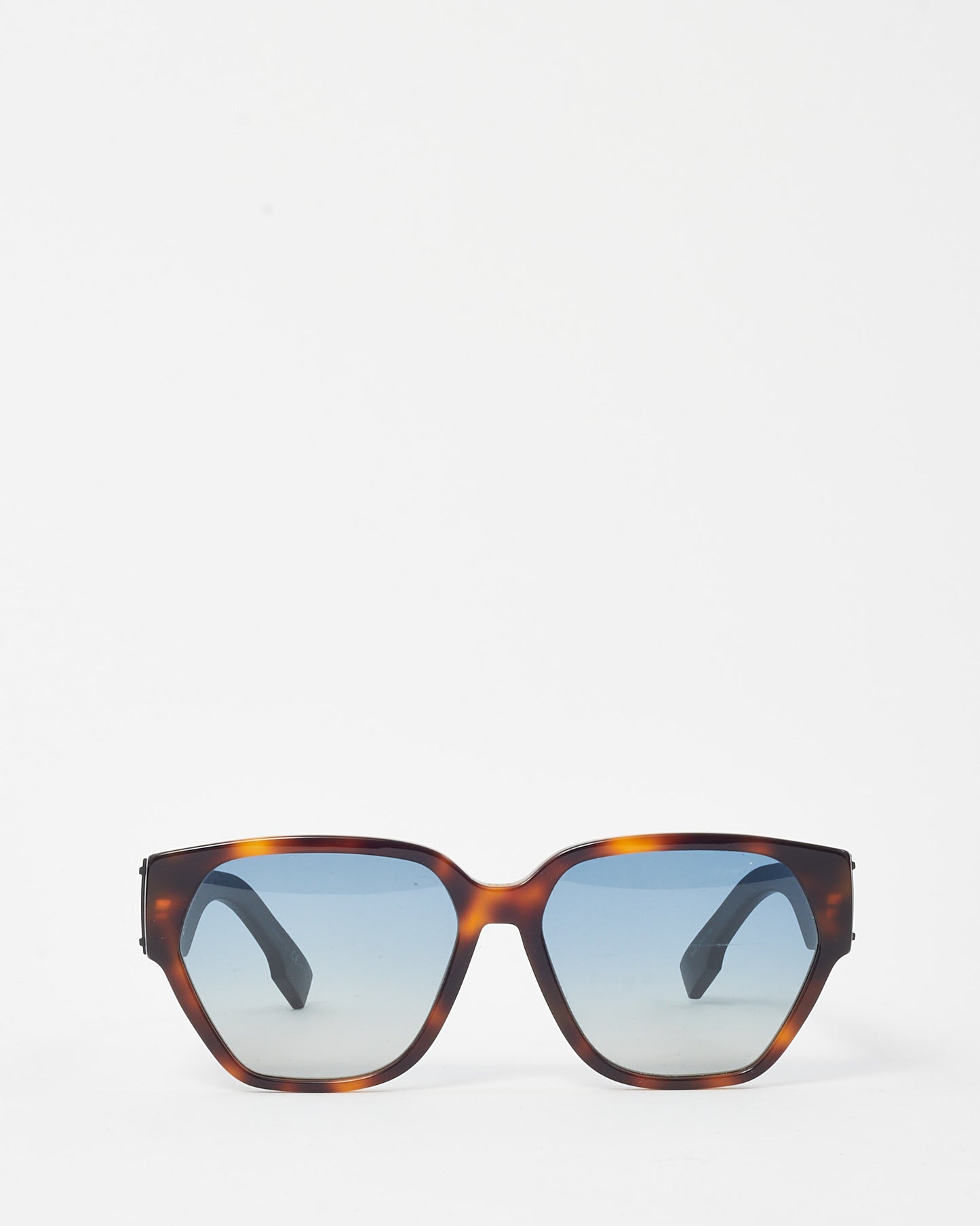 Dior Dark Havana Brown DIORID1 F 08684 Square Oversize Sunglasses