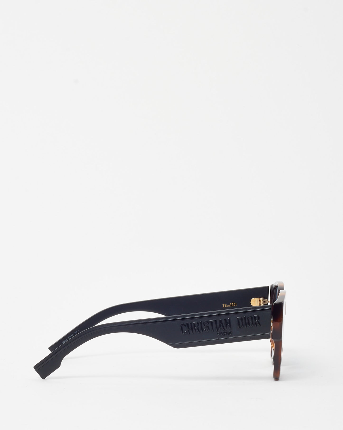 Dior Dark Havana Brown DIORID1 F 08684 Square Oversize Sunglasses