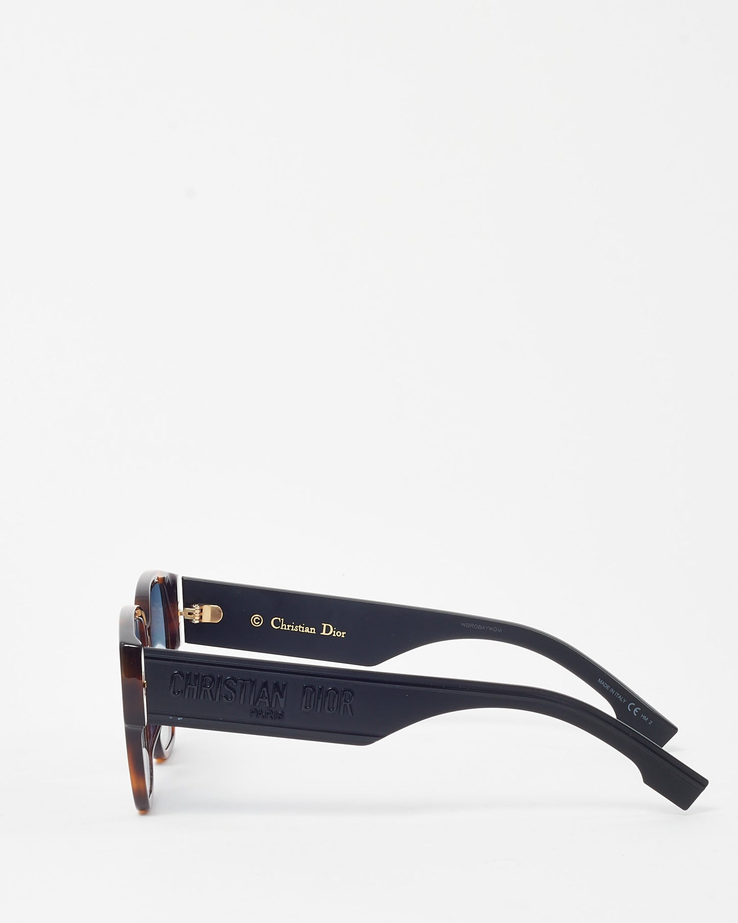 Dior Dark Havana Brown DIORID1 F 08684 Square Oversize Sunglasses