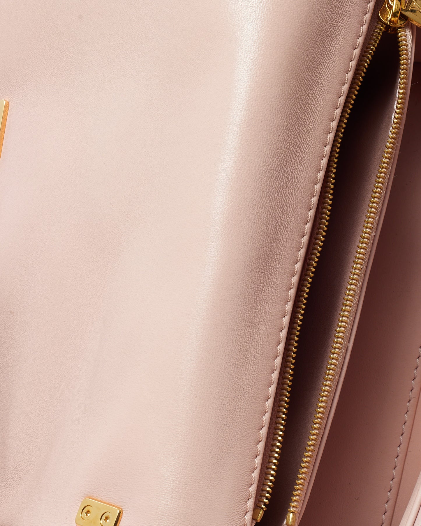 Louis Vuitton Rosabella Pink Lambskin Leather GO-14 MM Chain Shoulder Bag