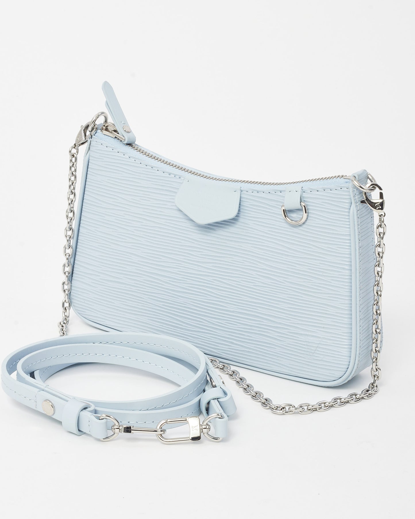 Louis Vuitton Baby Blue Epi Leather Easy Pouch On Strap Bag