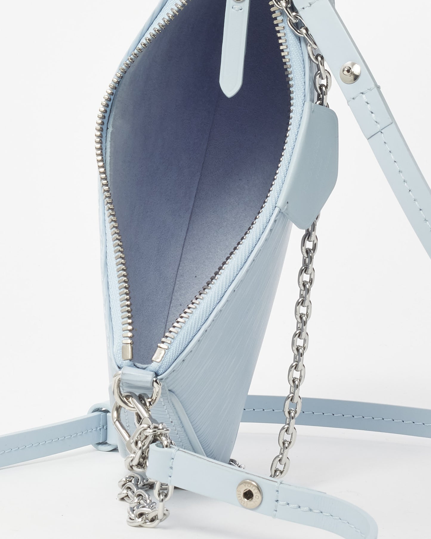 Louis Vuitton Baby Blue Epi Leather Easy Pouch On Strap Bag