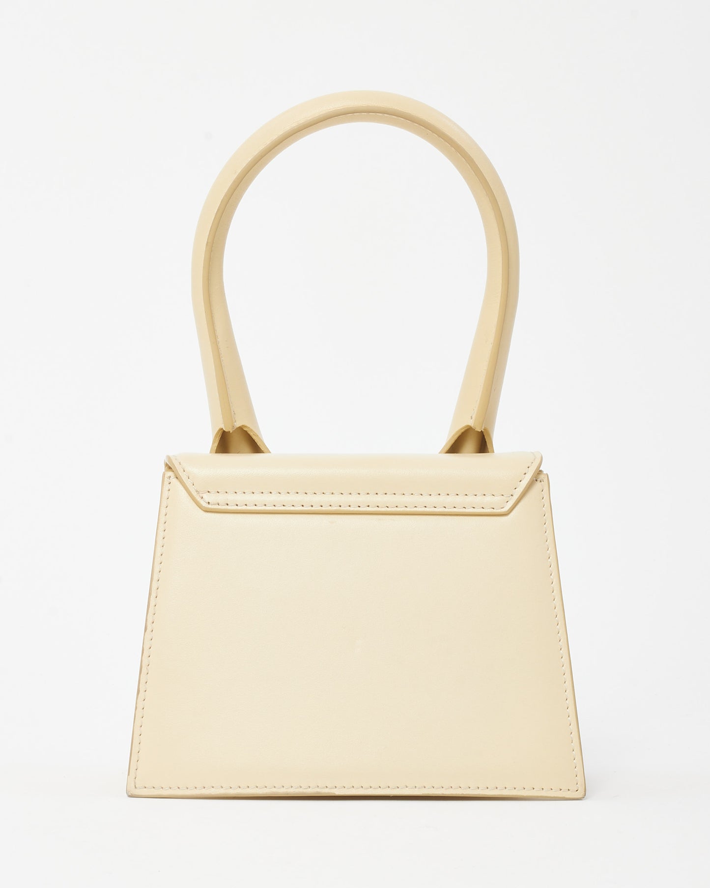 Jacquemus Beige Leather Le Chiquito Moyen Crossbody Bag