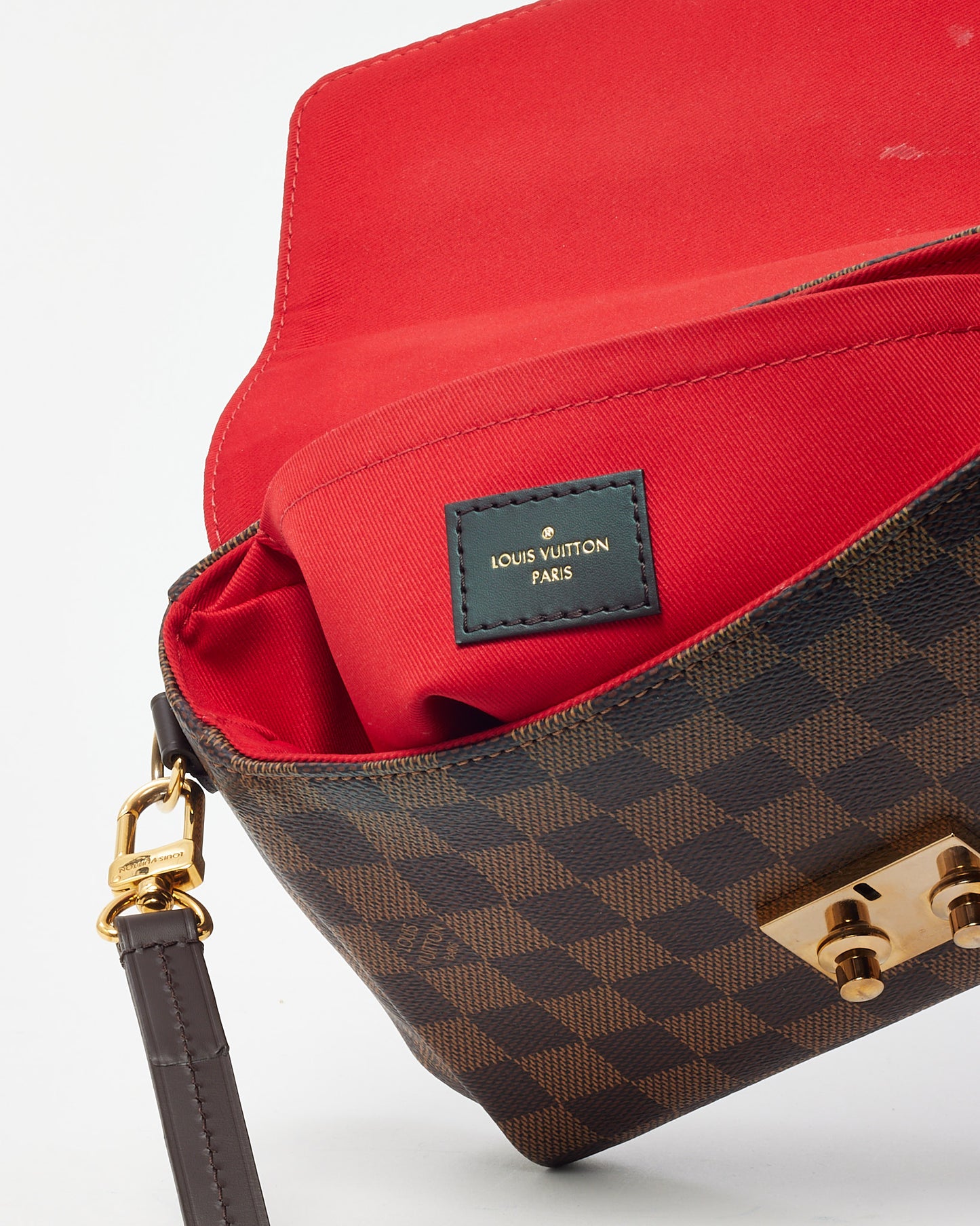 Louis Vuitton Damier Ebene Canvas Croisette Crossbody Bag
