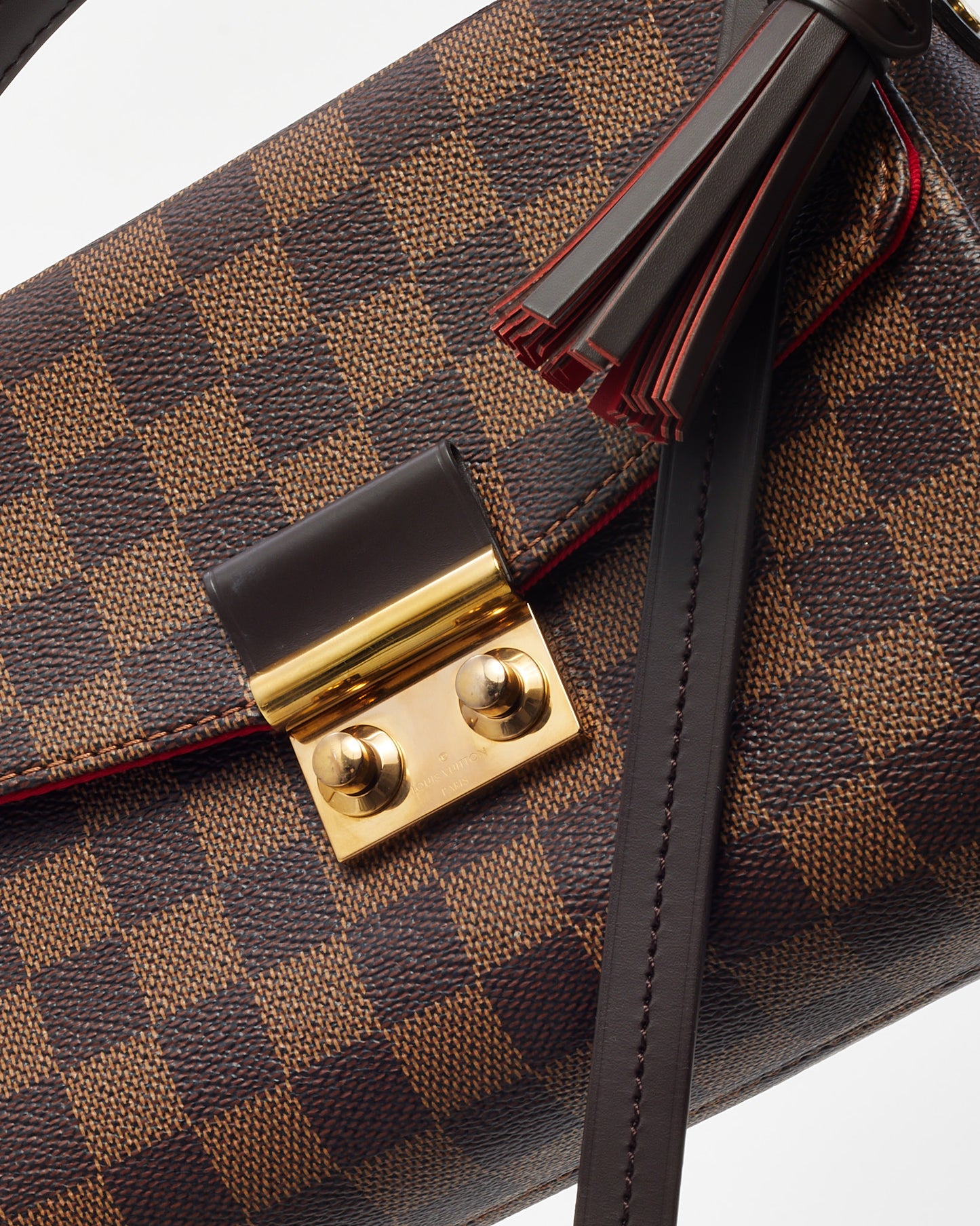 Louis Vuitton Damier Ebene Canvas Croisette Crossbody Bag