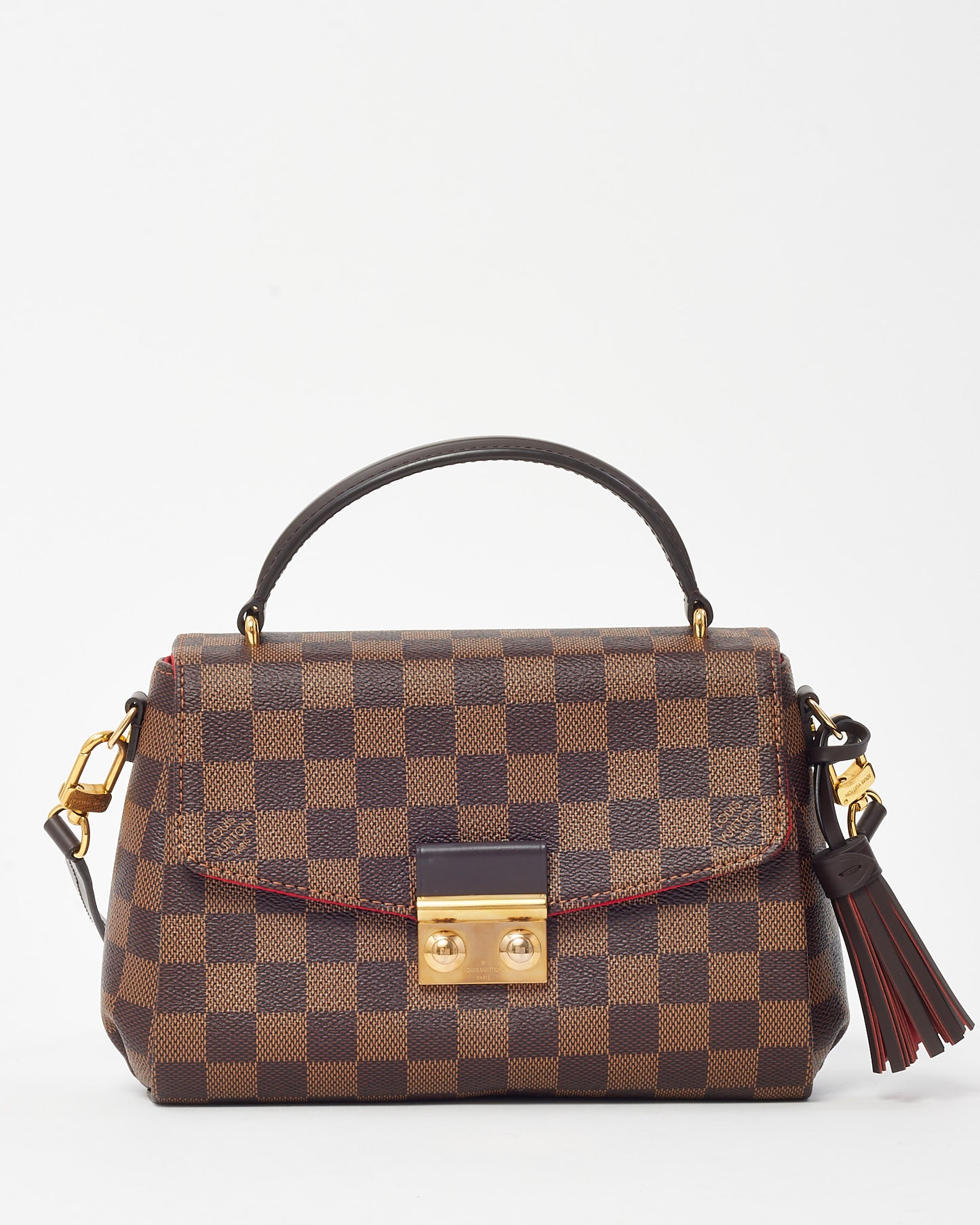 Louis Vuitton Damier Ebene Canvas Croisette Crossbody Bag