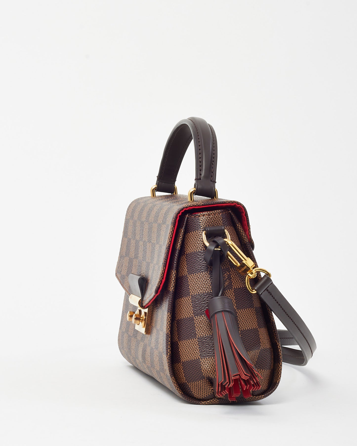 Louis Vuitton Damier Ebene Canvas Croisette Crossbody Bag