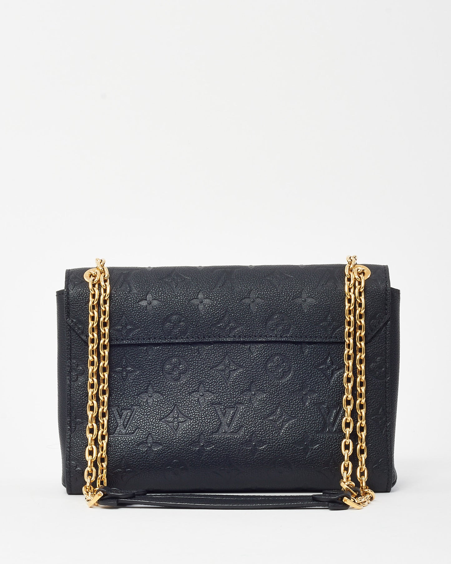 Louis Vuitton Black Monogram Empreinte Leather Vavin PM Shoulder Bag