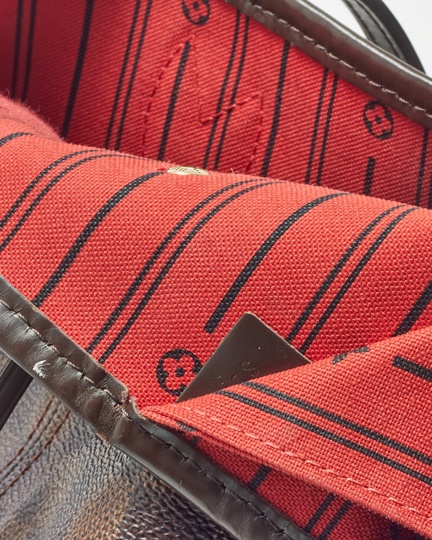 Louis Vuitton Damier Coated Canvas Neverfull GM Bag with No Pouch