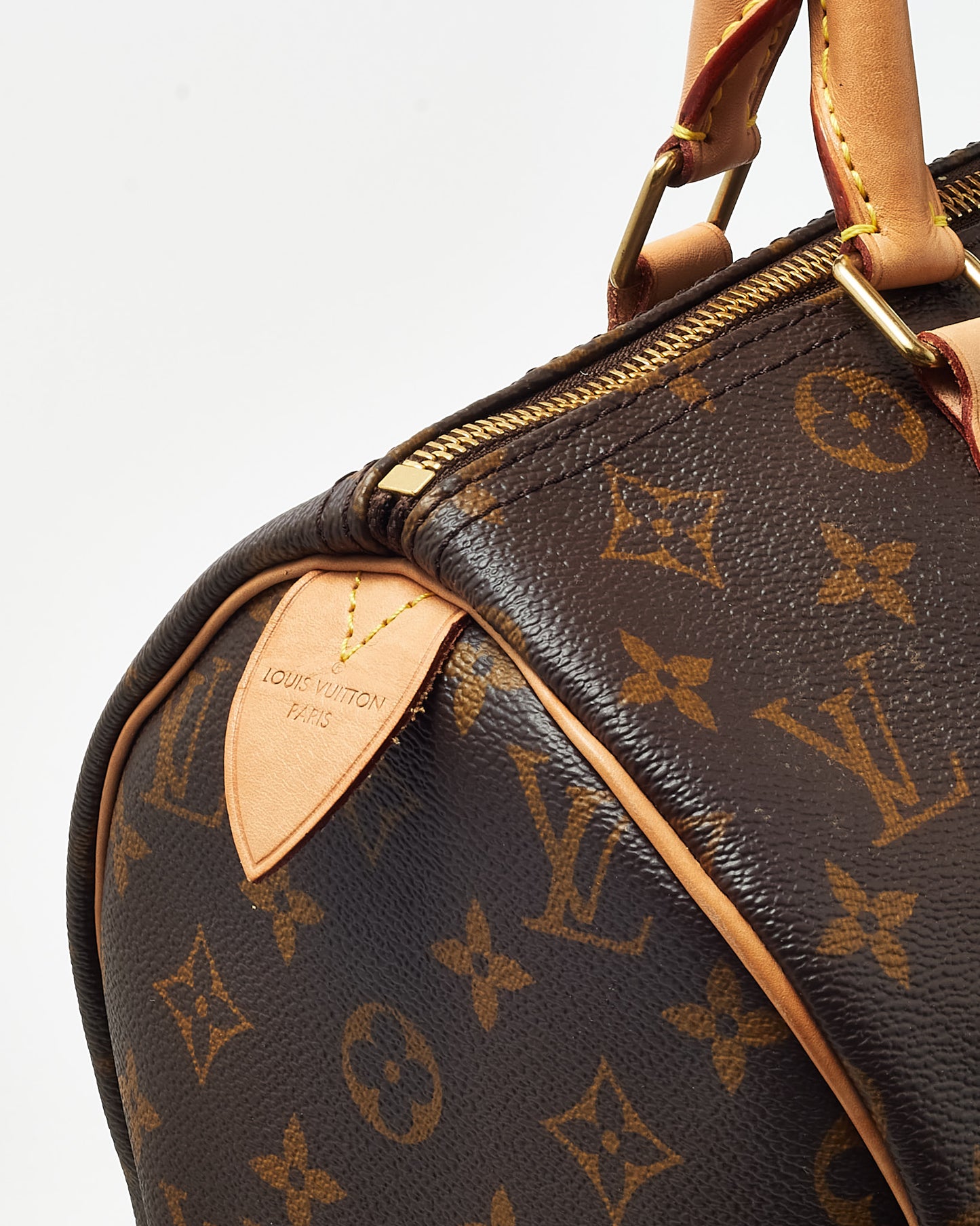 Louis Vuitton Monogram Coated Canvas Speedy 30 Bag
