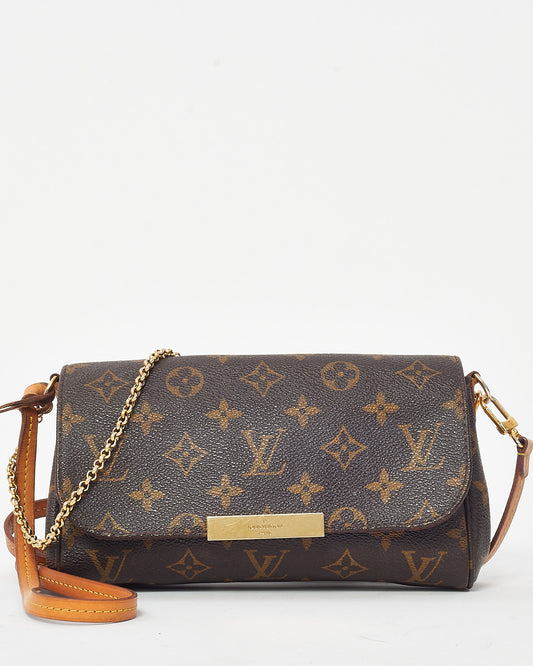 Louis Vuitton Monogram Coated Canvas Favourite PM Crossbody Bag