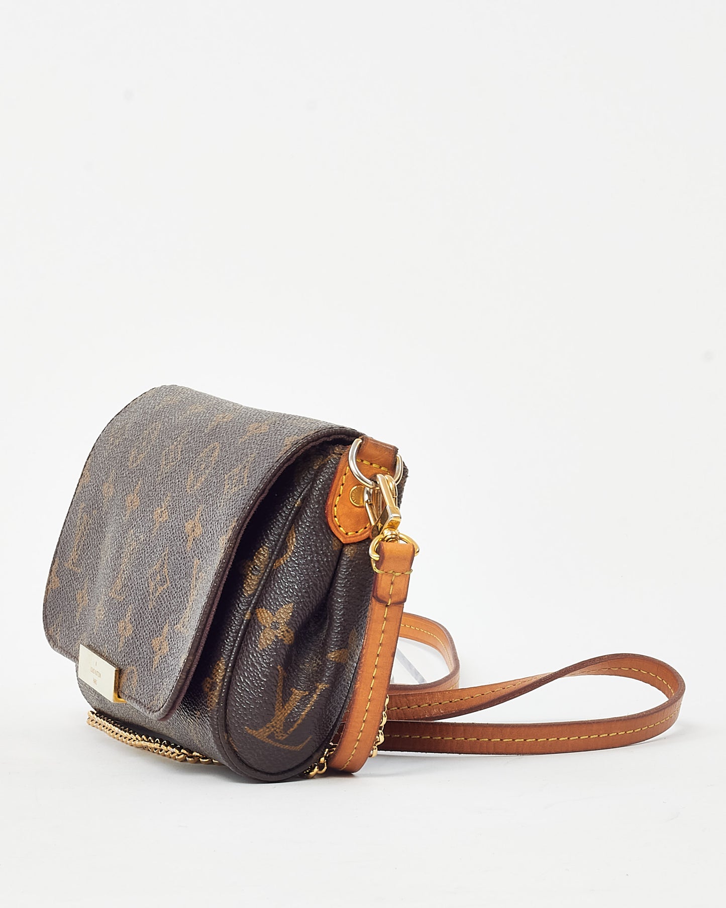 Louis Vuitton Monogram Coated Canvas Favourite PM Crossbody Bag