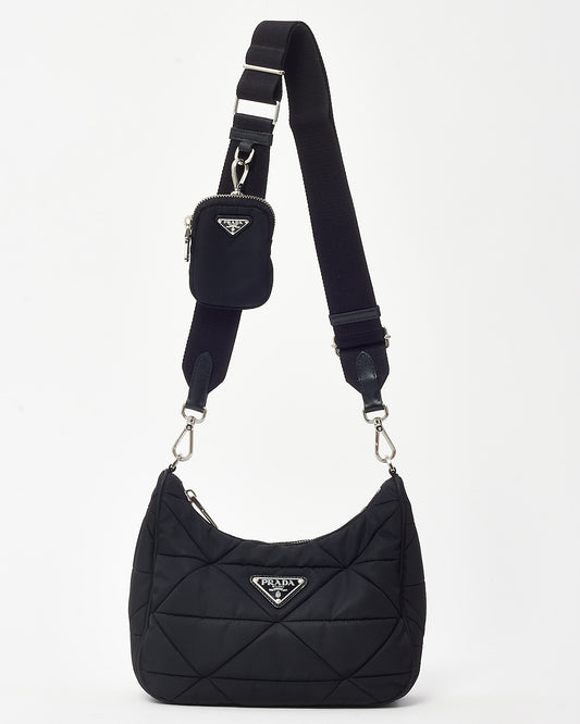 Prada Black Padded Re-Nylon 2005 Re-Edition Crossbody Bag