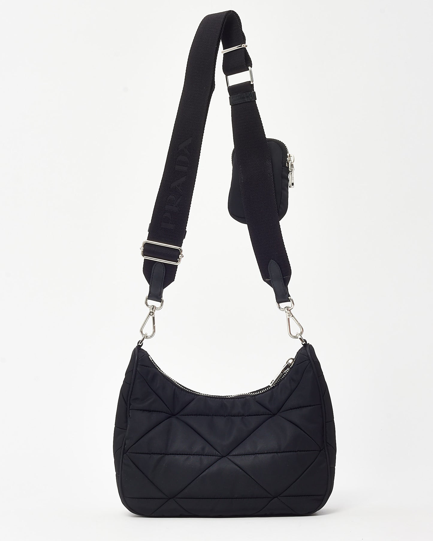 Prada Black Padded Re-Nylon 2005 Re-Edition Crossbody Bag