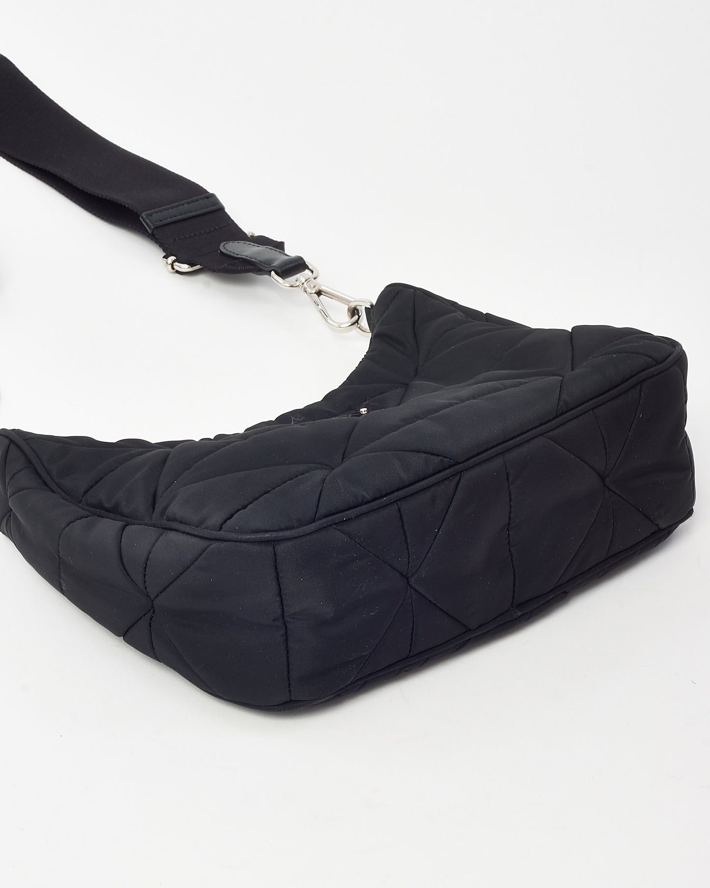 Prada Black Padded Re-Nylon 2005 Re-Edition Crossbody Bag
