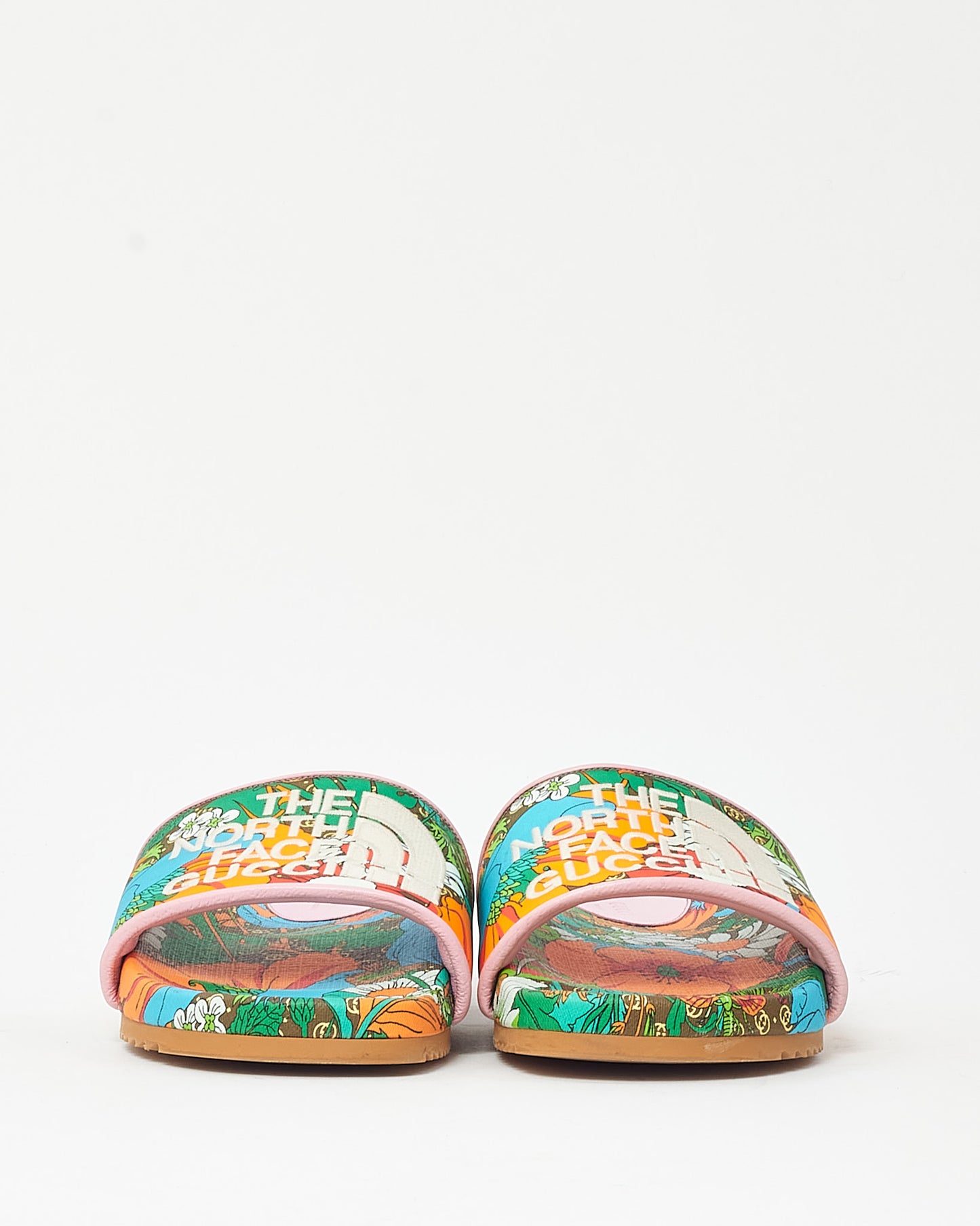 The North Face x Gucci Multi Floral Logo Slides - 37