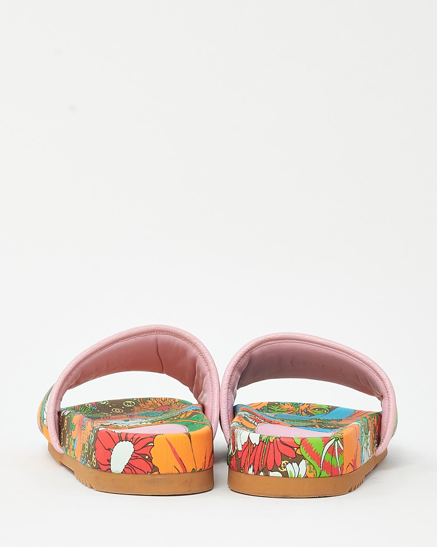 The North Face x Gucci Multi Floral Logo Slides - 37