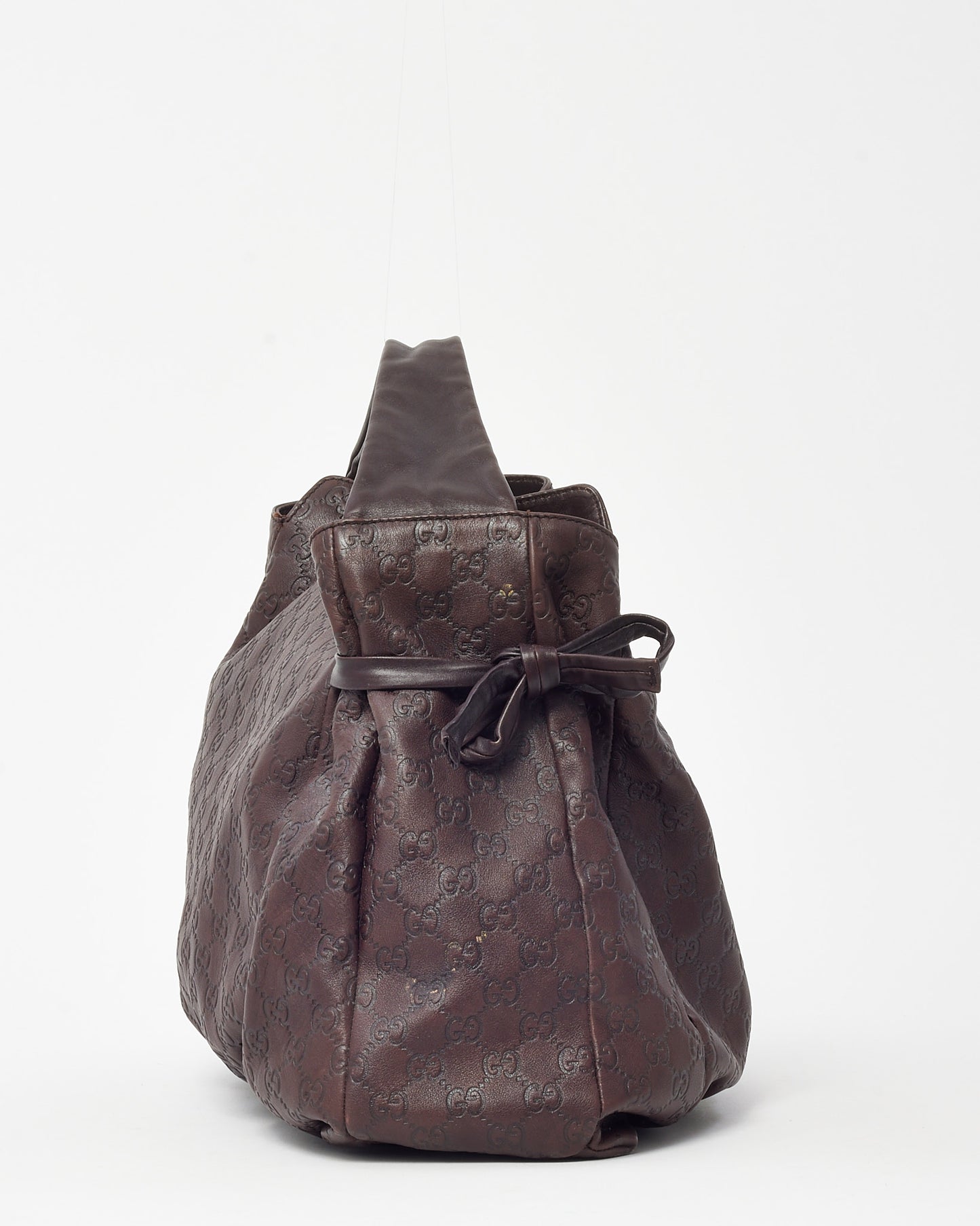 Gucci Brown Guccissima Leather Medium Hysteria Shoulder Bag