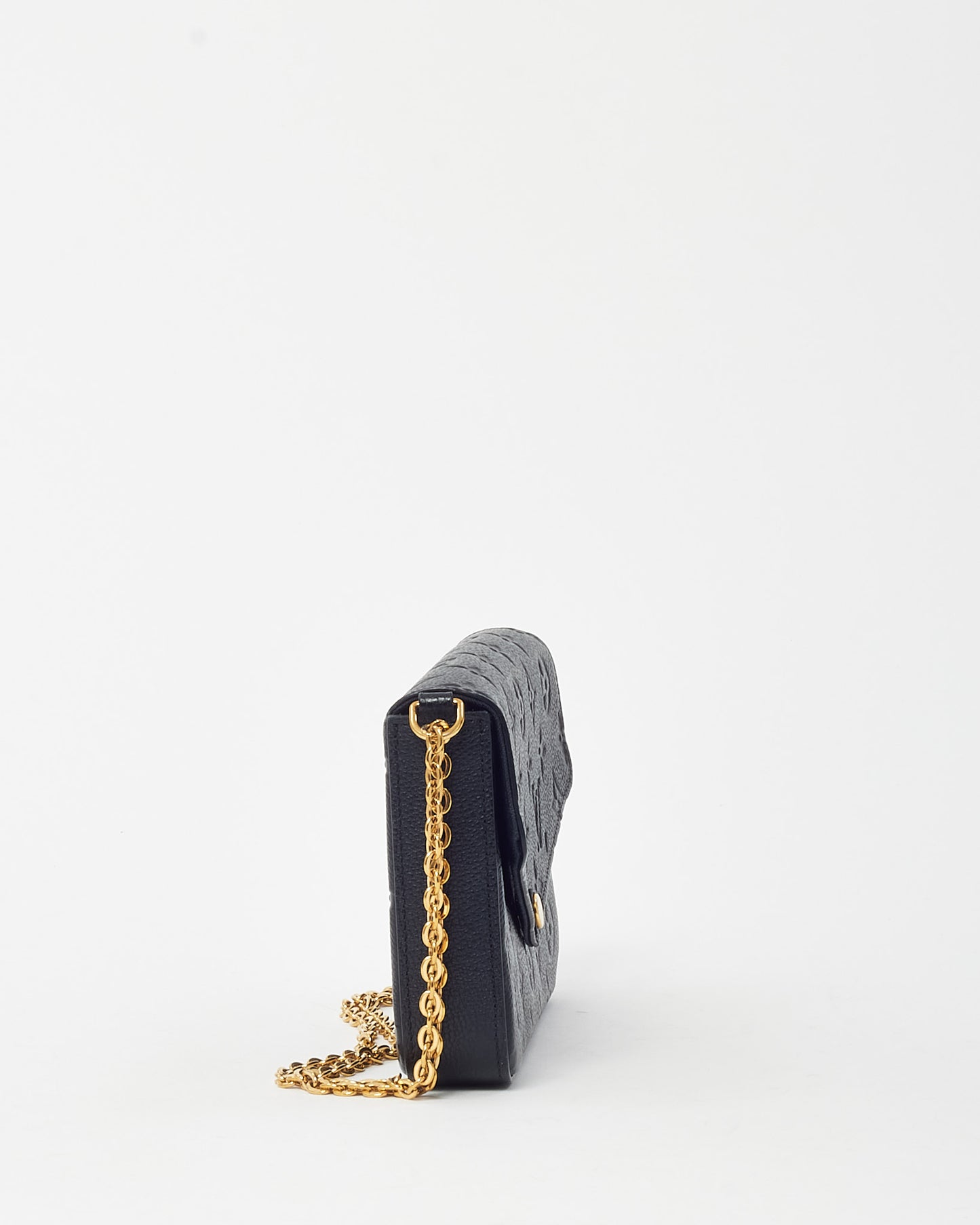 Louis Vuitton Black Monogram Empreinte Leather Felicie Pochette Bag