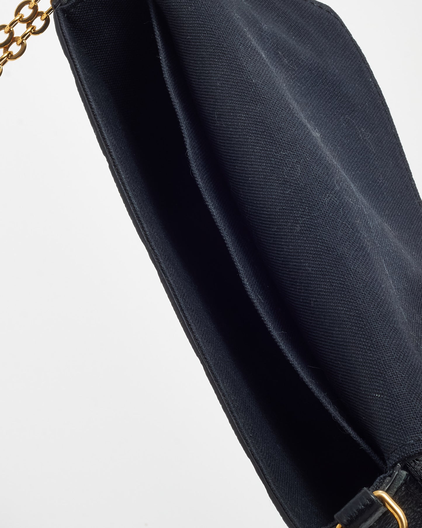 Louis Vuitton Black Monogram Empreinte Leather Felicie Pochette Bag