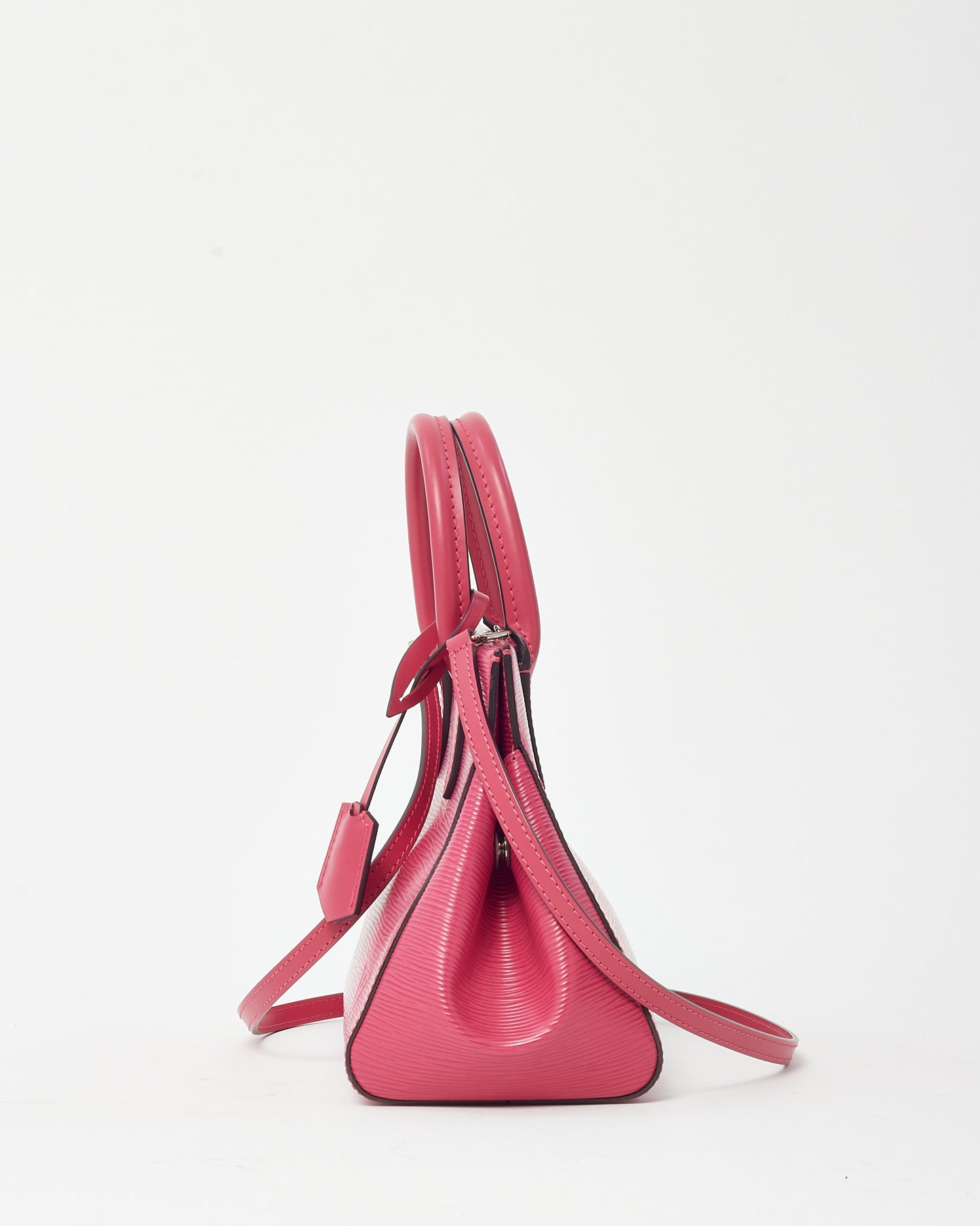 Louis Vuitton Fuchsia Pink Epi Leather Marly BB Top Handle Bag with Strap