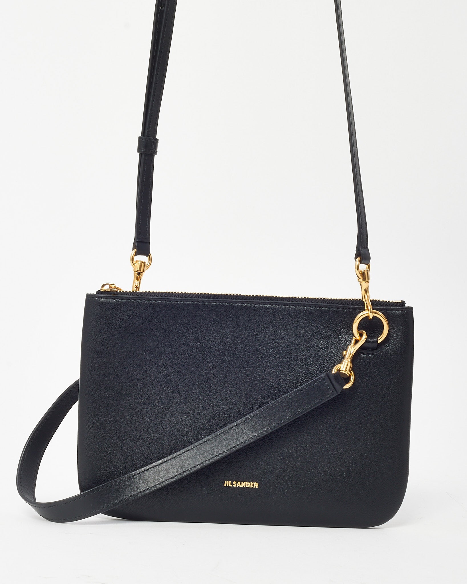 JILSANDER バッグ ブラック JIL SANDER（ジルサンダー） ショルダーバッグ FOLDED TOTE SM