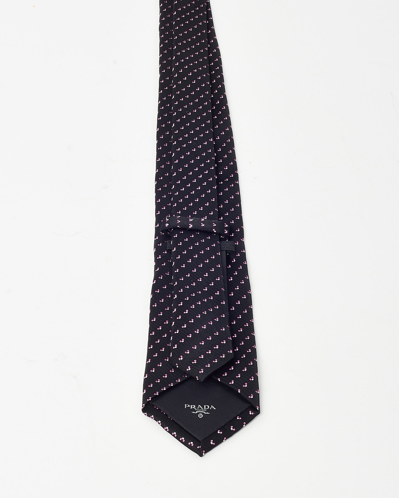 prada silk tie