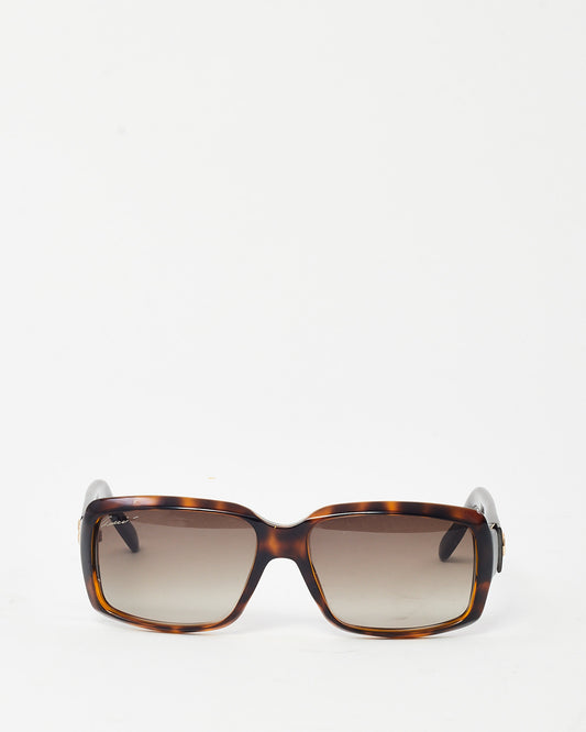 Gucci Vintage Brown Tortoise GG3506/S Square Sunglasses