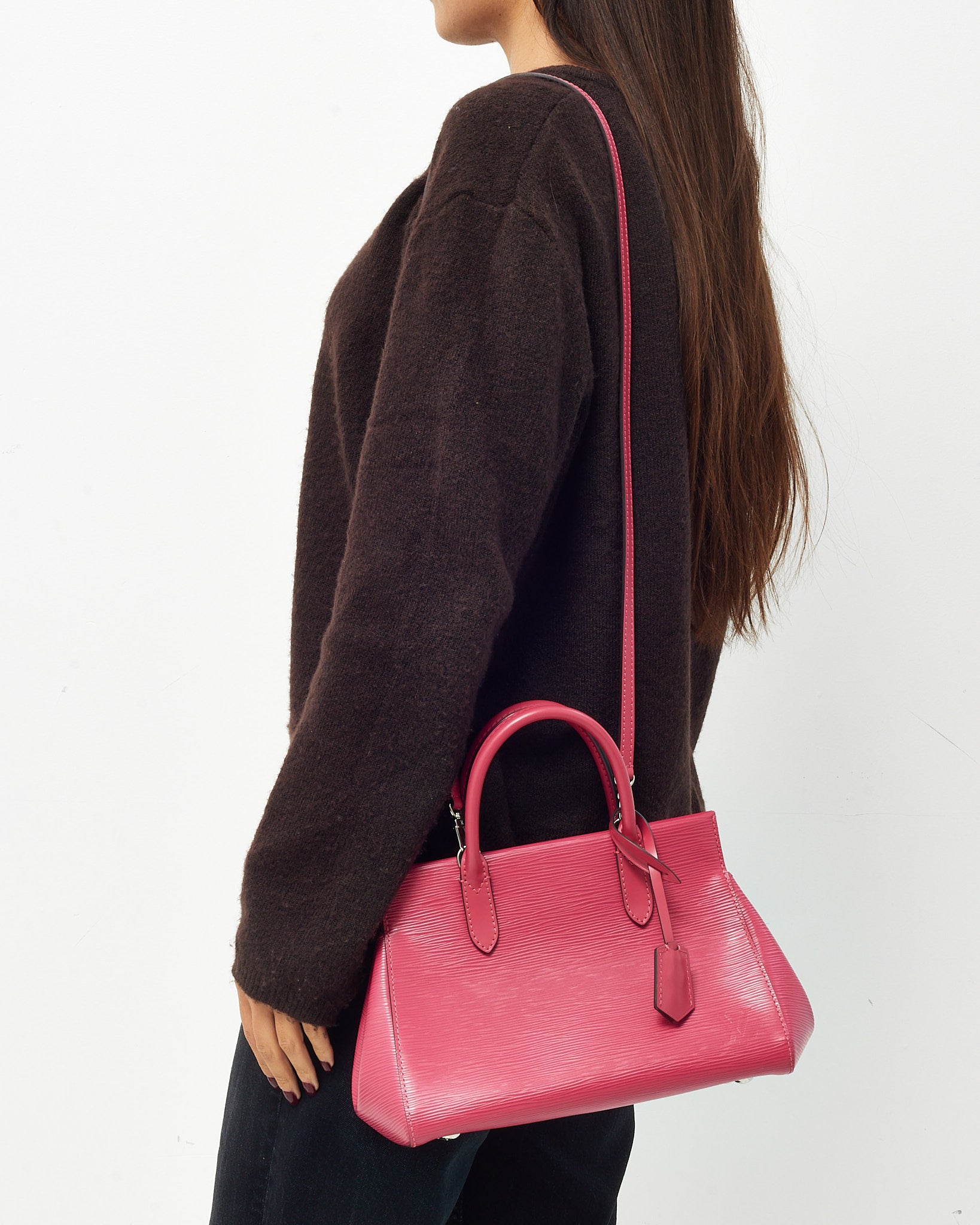 Buy Louis Vuitton Fuchsia Pink Epi Leather Marly BB Top Handle Bag