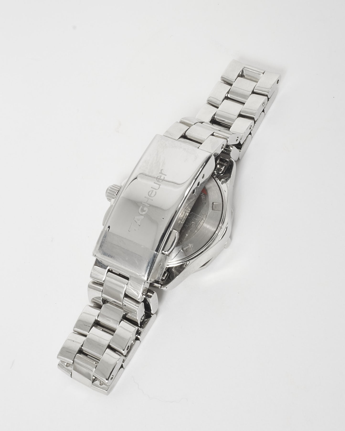 Tag Heuer White Mother Of Pearl Dial & Diamond Aqua Racer 27MM Watch