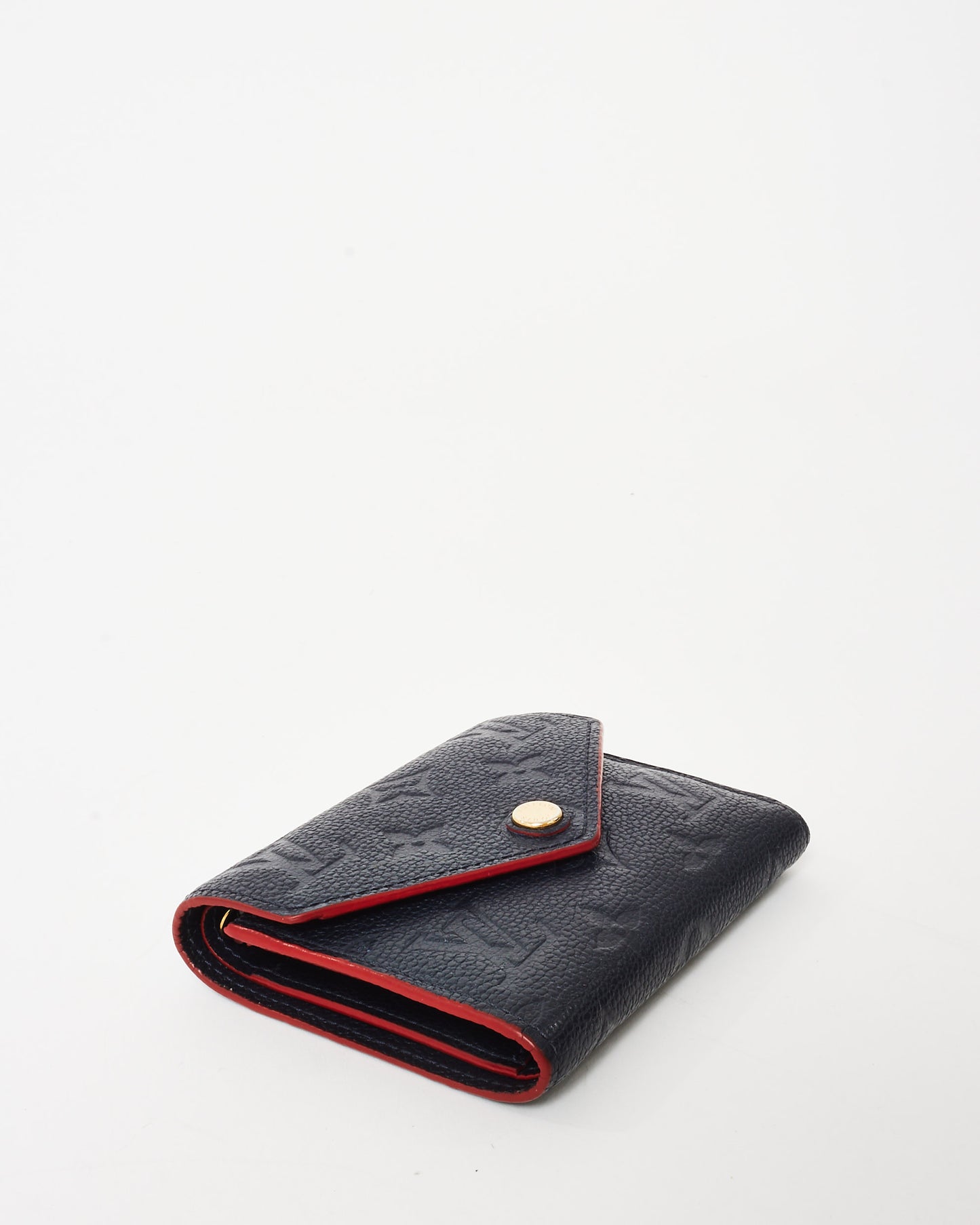 Louis Vuitton Navy Monogram Empreinte Leather Victorine Wallet