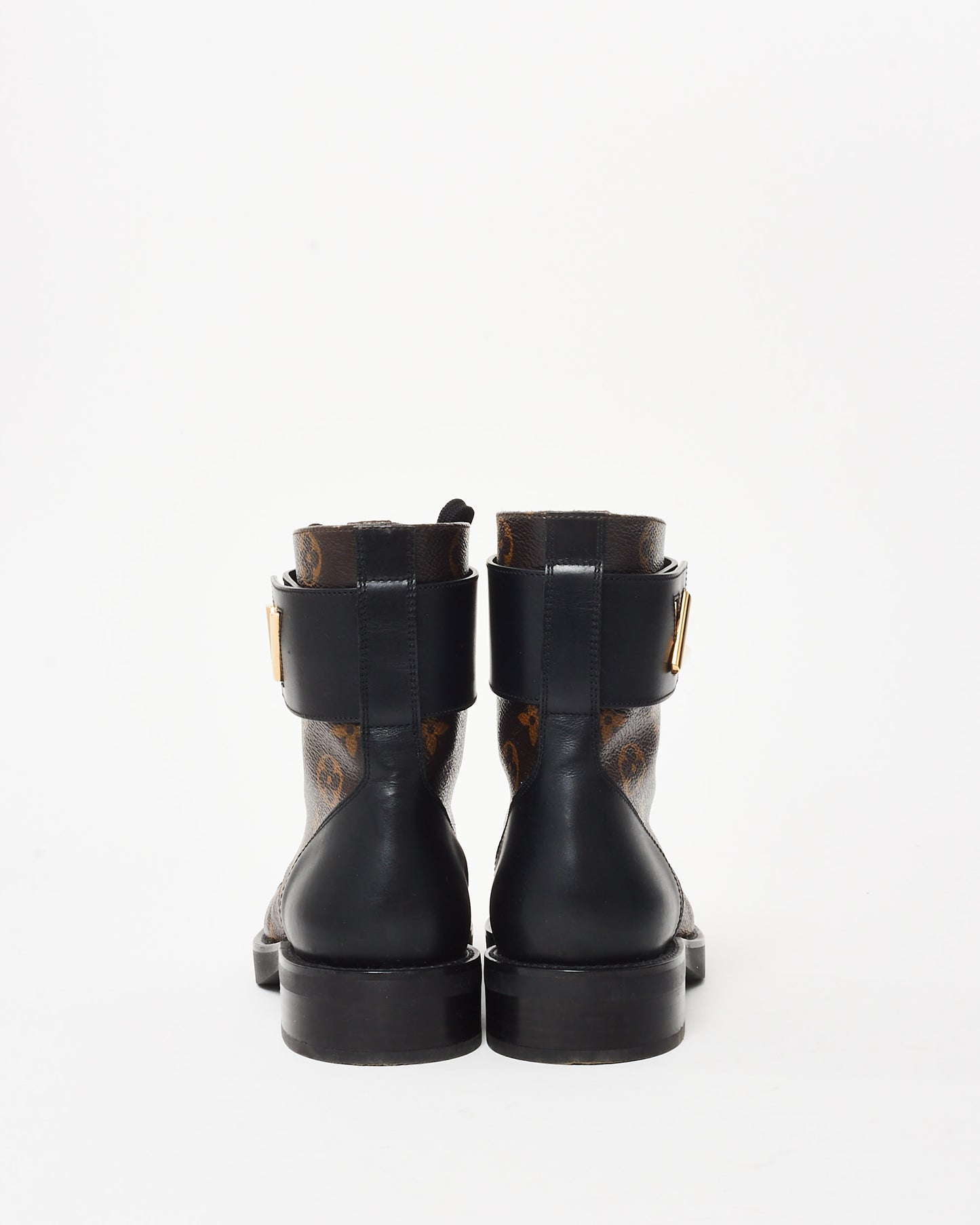 Louis Vuitton Monogram Coated Canvas Wonderland Flat Ranger Boots - 36