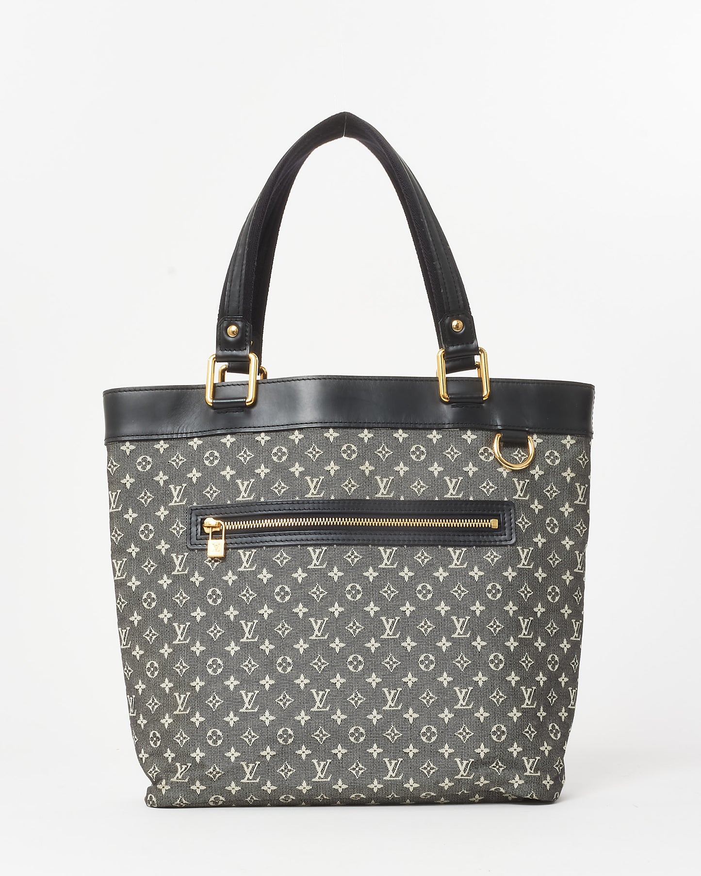 Louis Vuitton Navy Monogram Mini Lin Lucille GM Tote