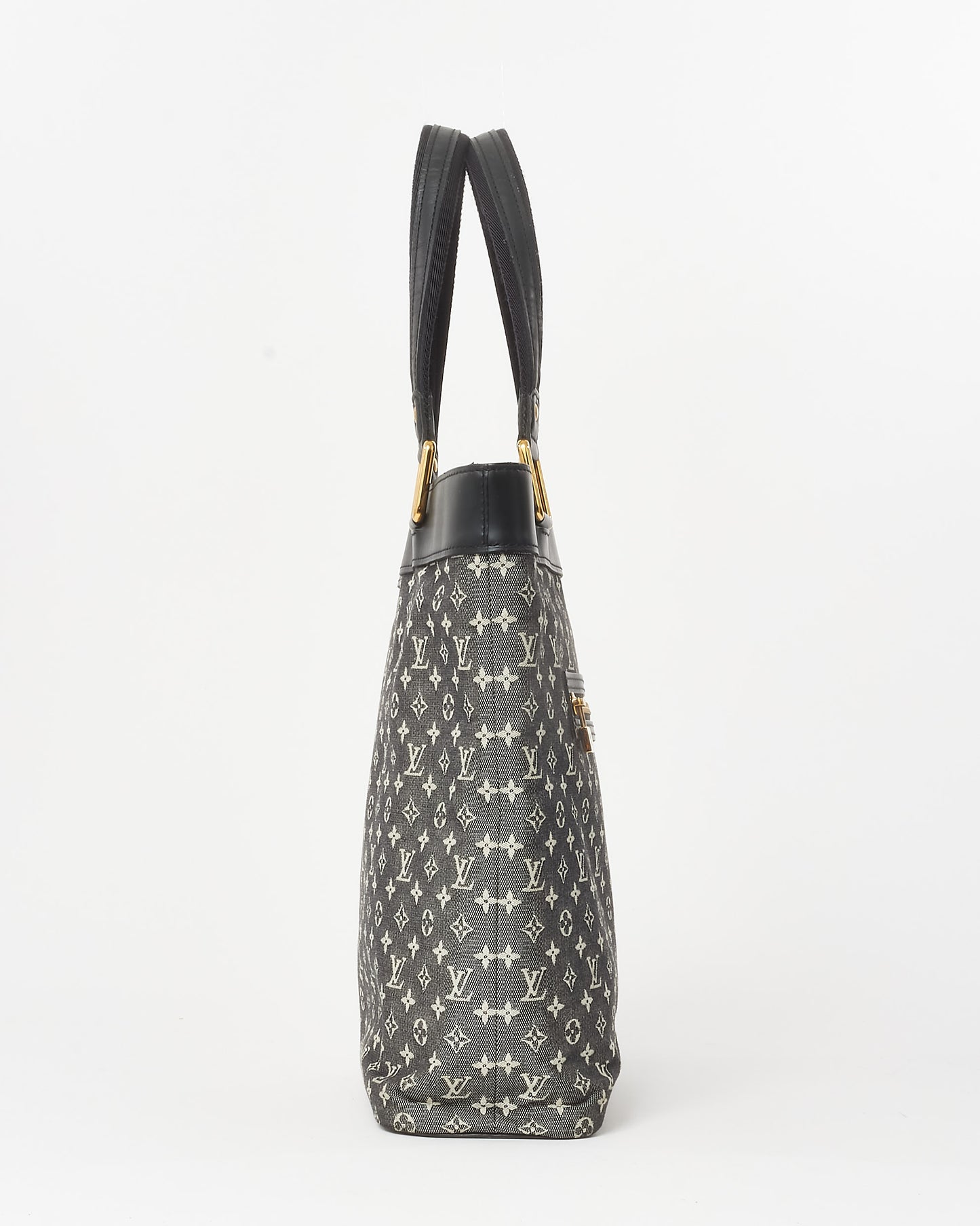 Louis Vuitton Navy Monogram Mini Lin Lucille GM Tote