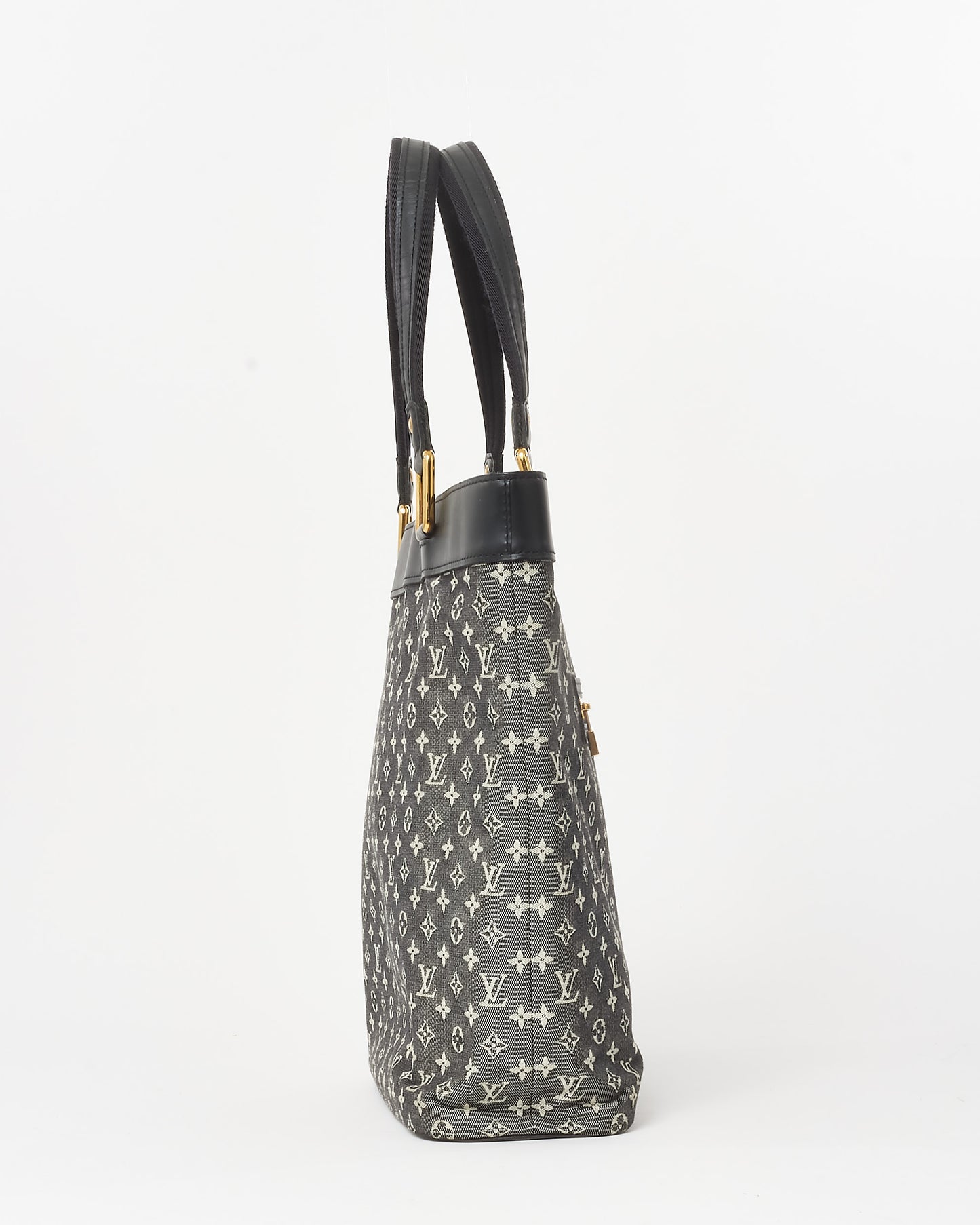 Louis Vuitton Navy Monogram Mini Lin Lucille GM Tote